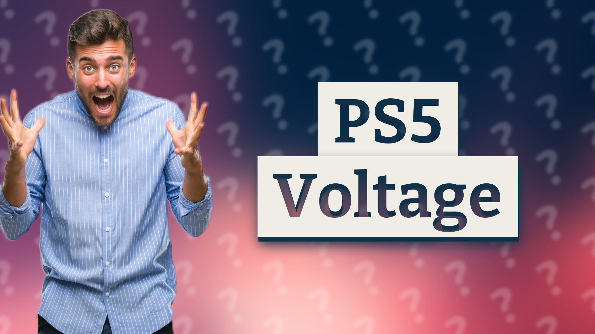 PS5 Voltage