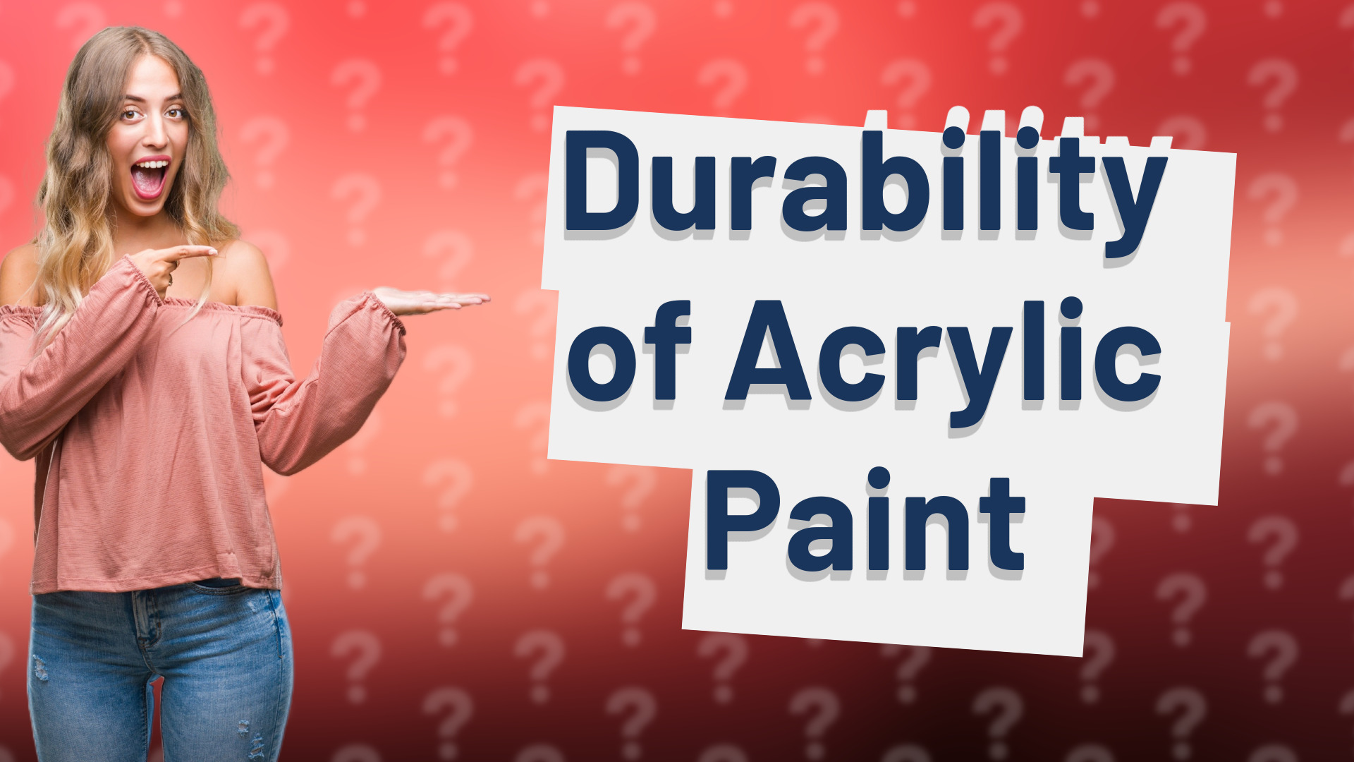 Durability of Acrylic Paint