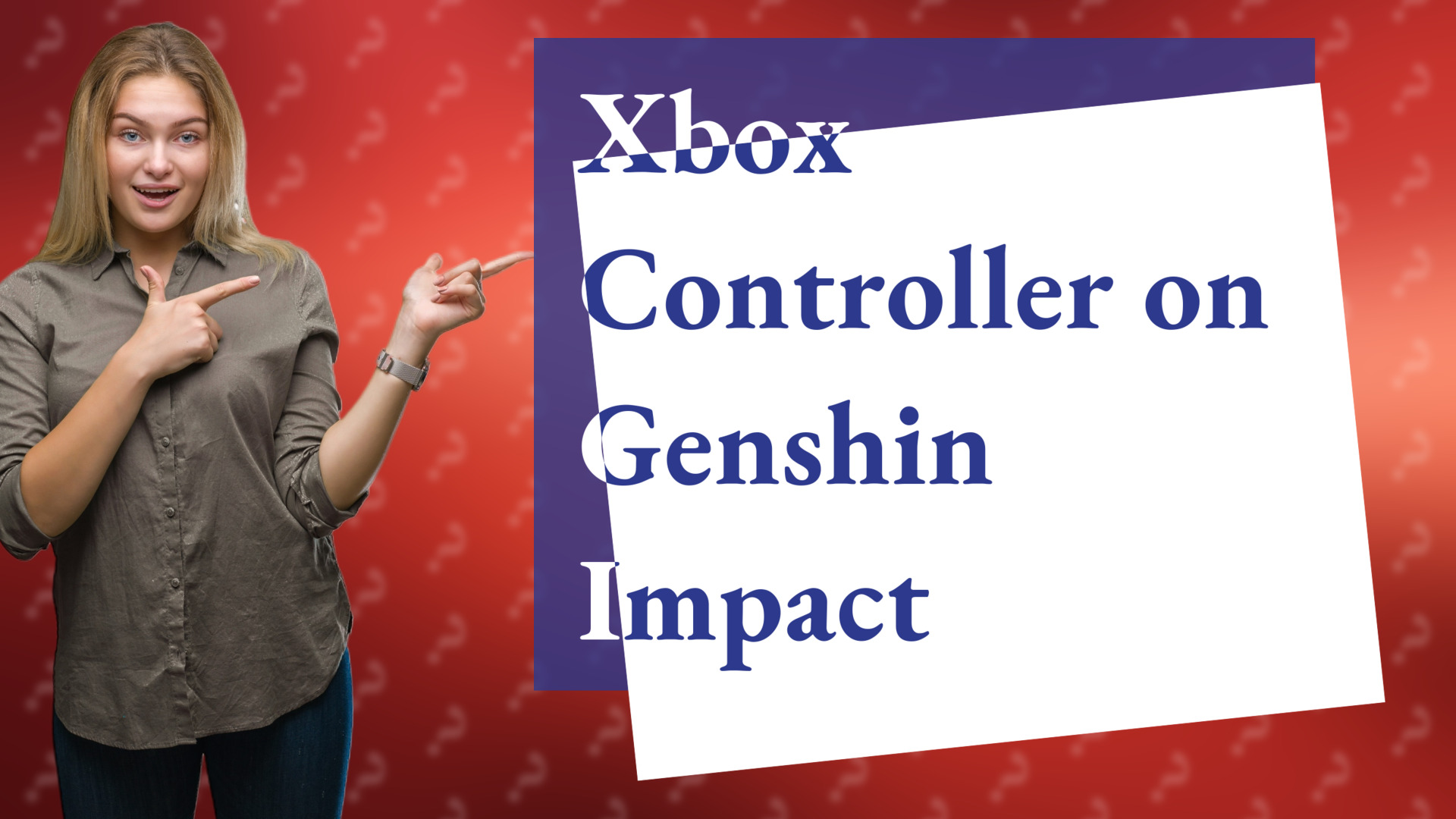 Xbox Controller on Genshin Impact