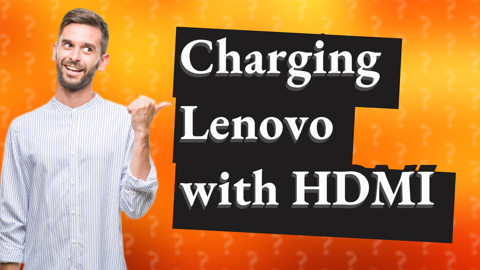Charging Lenovo with HDMI