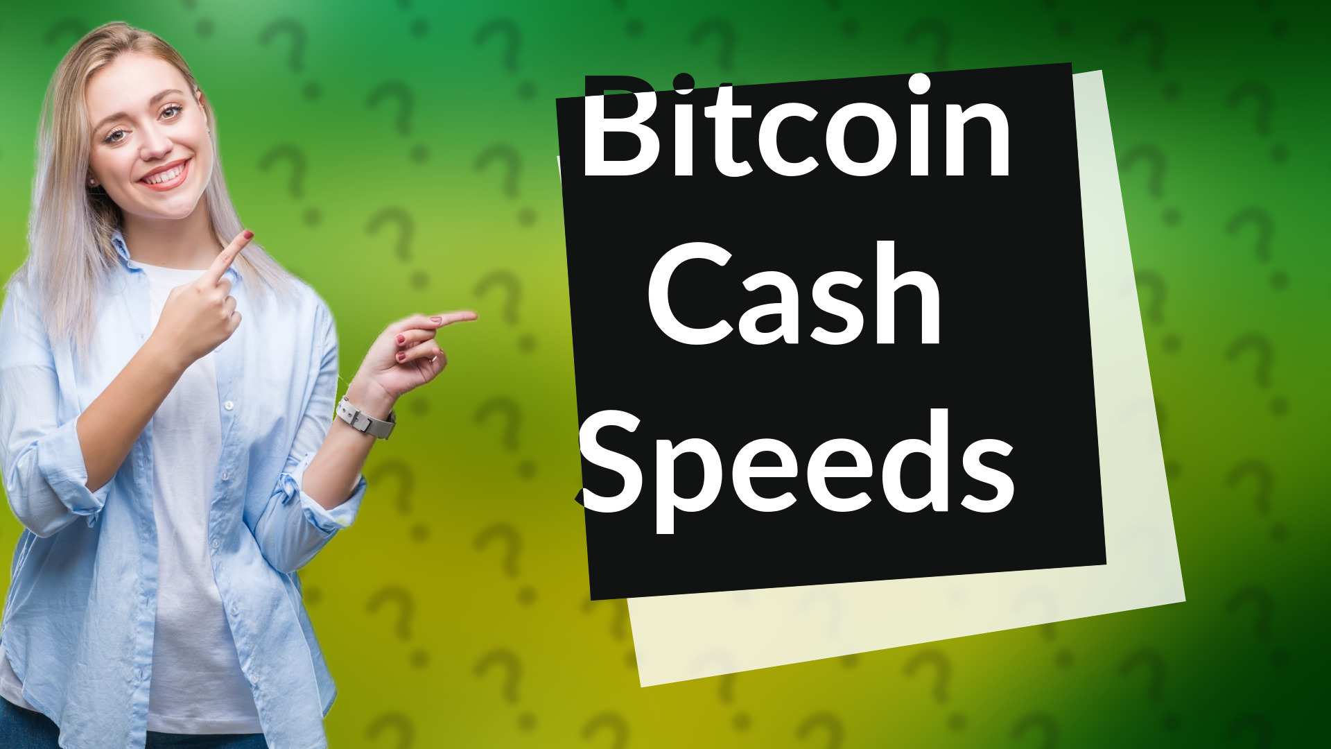 Bitcoin Cash Speeds
