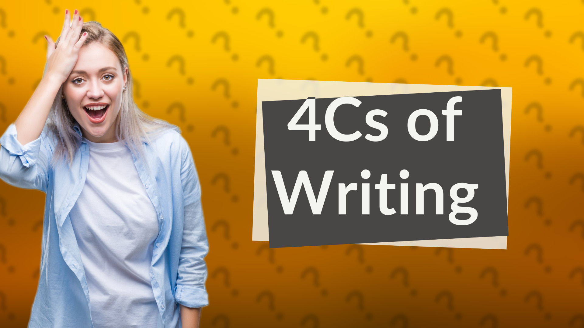 4Cs of Writing