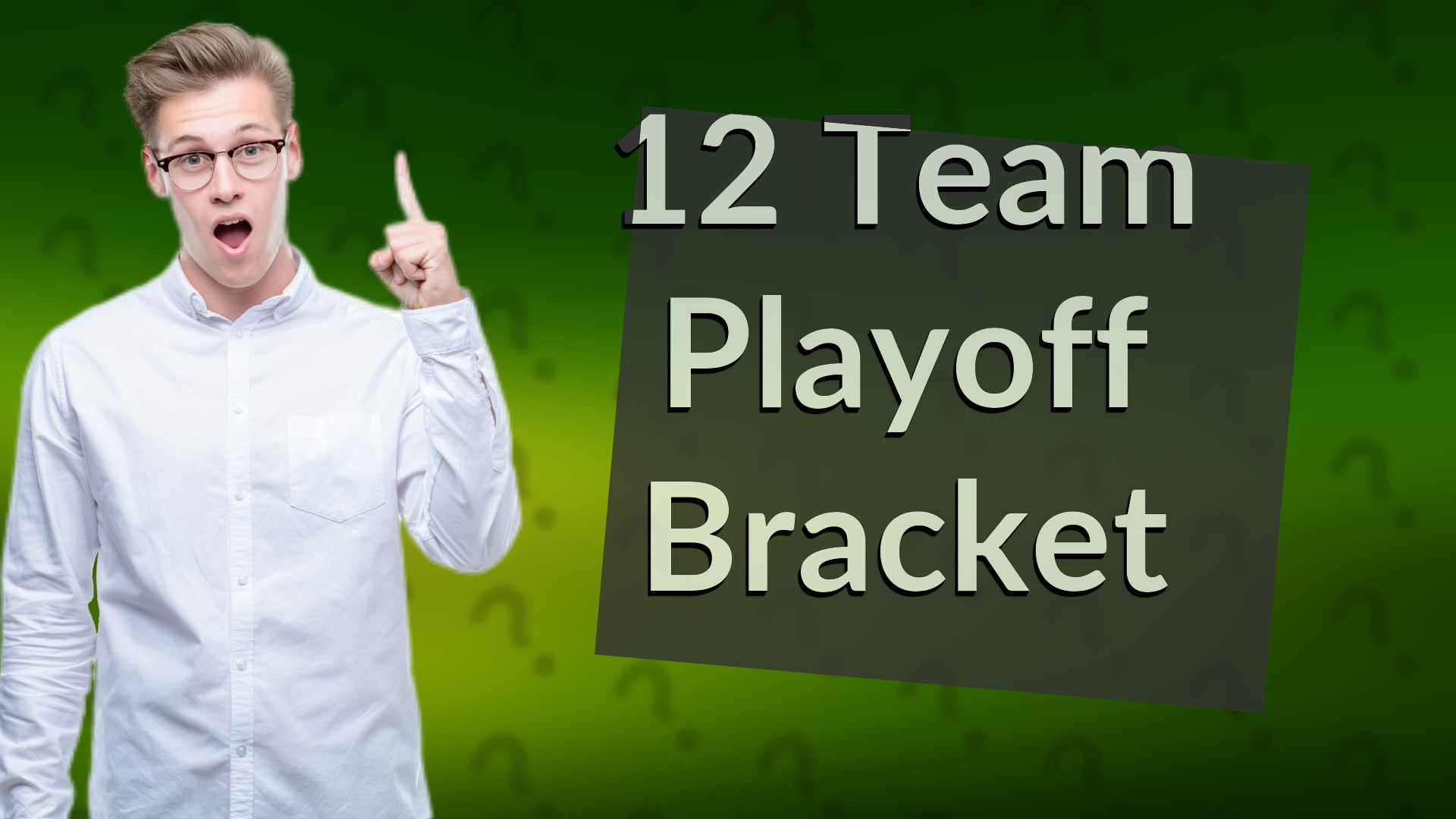 12 Team Playoff Bracket