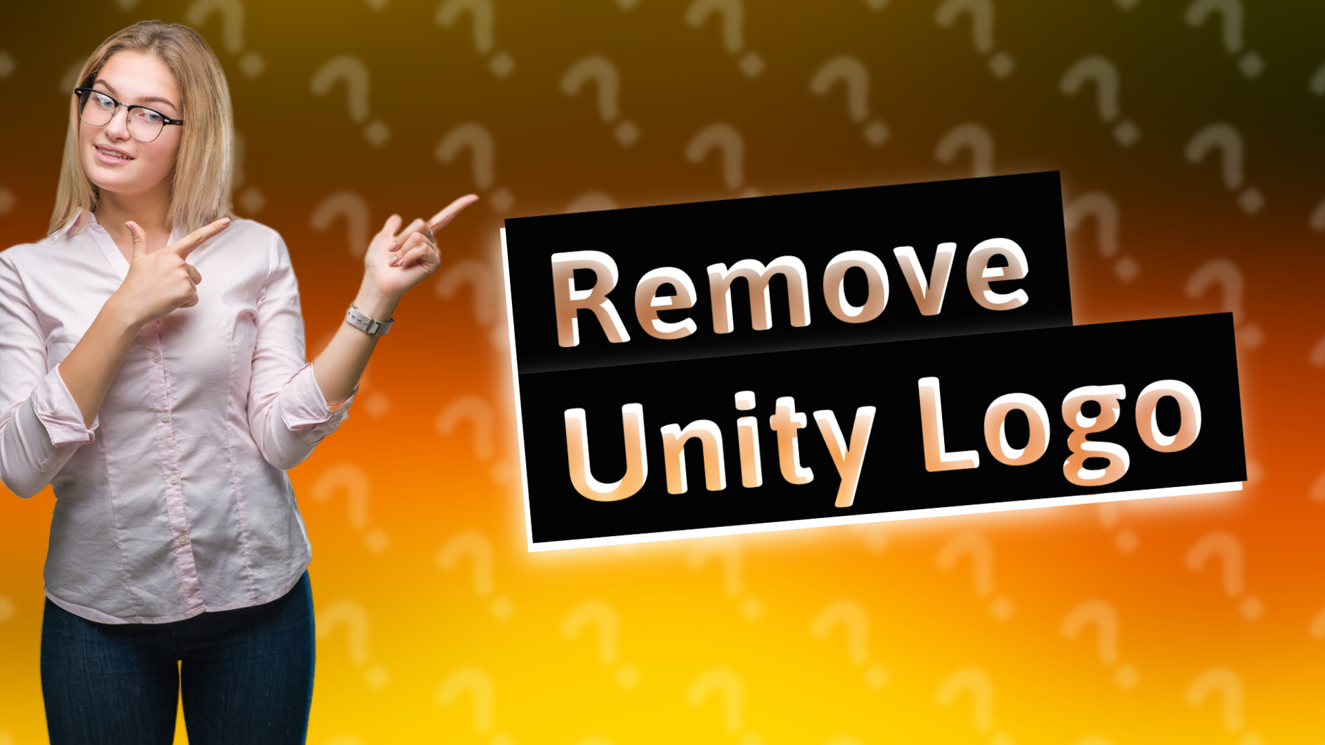 Remove Unity Logo