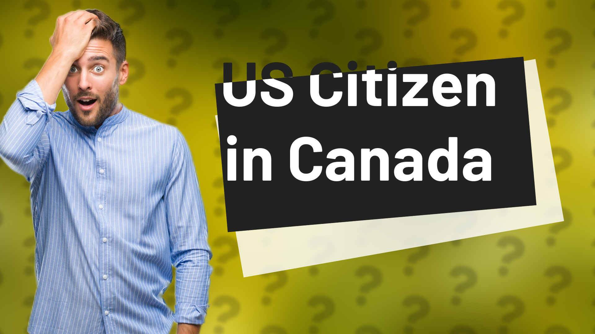 US Citizen in Canada