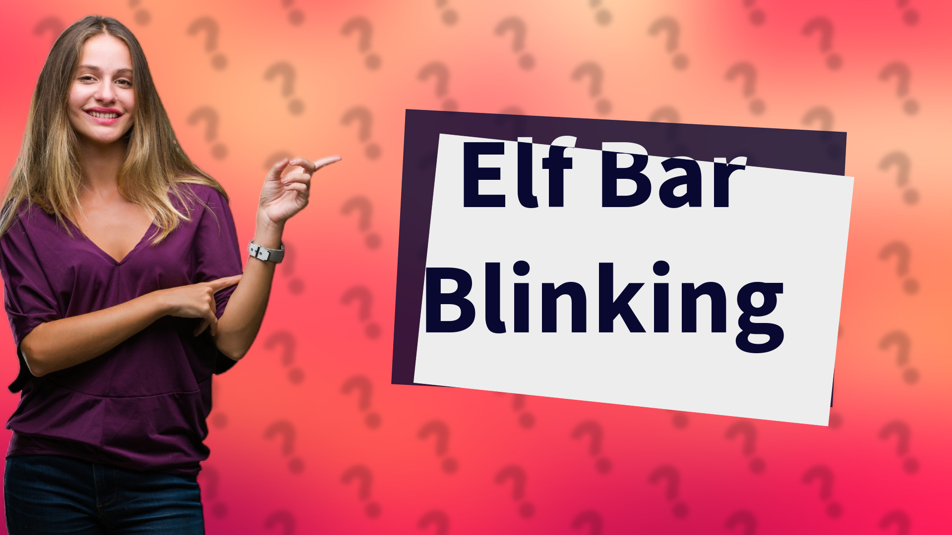 Elf Bar Blinking