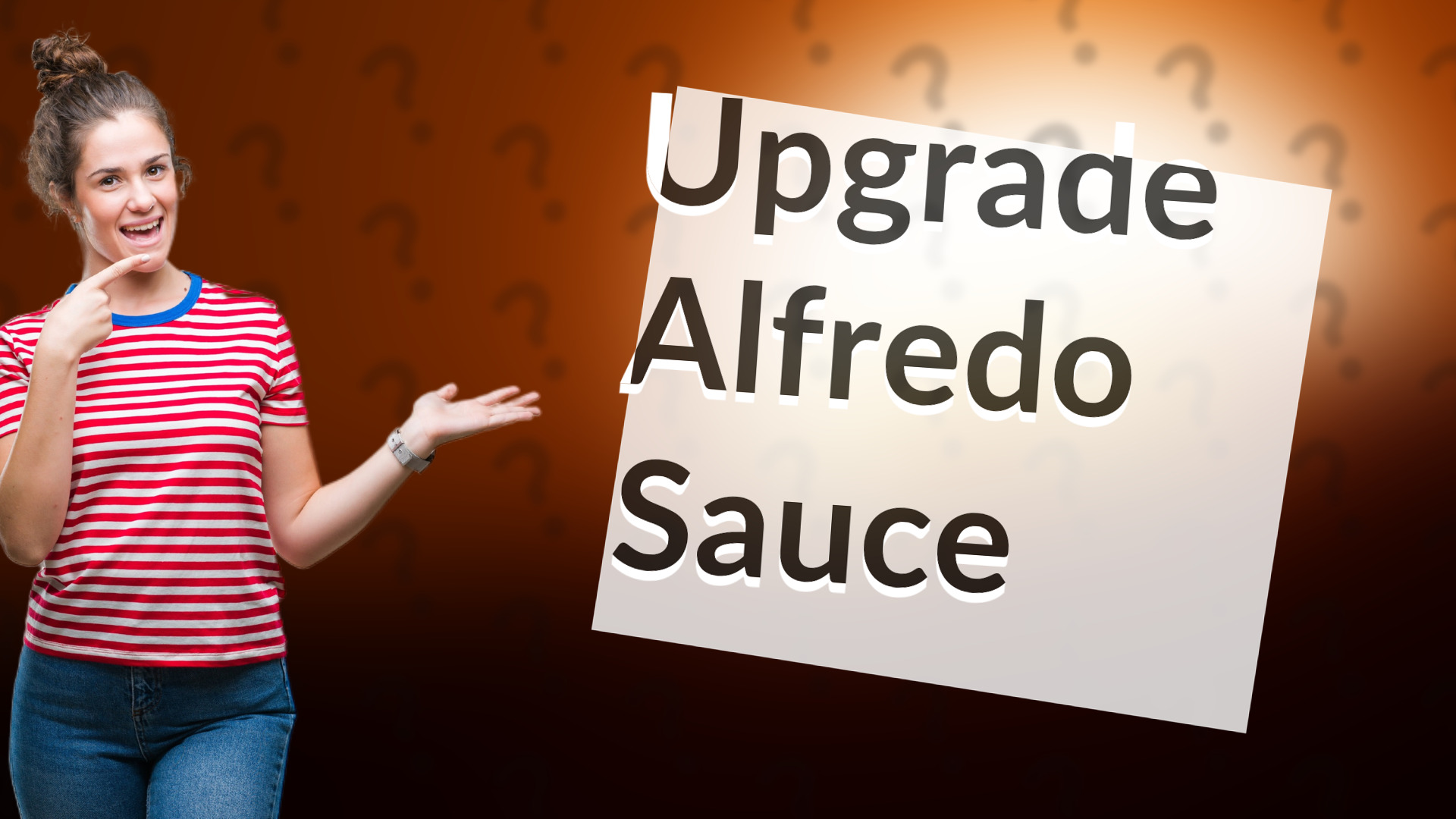 Upgrade Alfredo Sauce