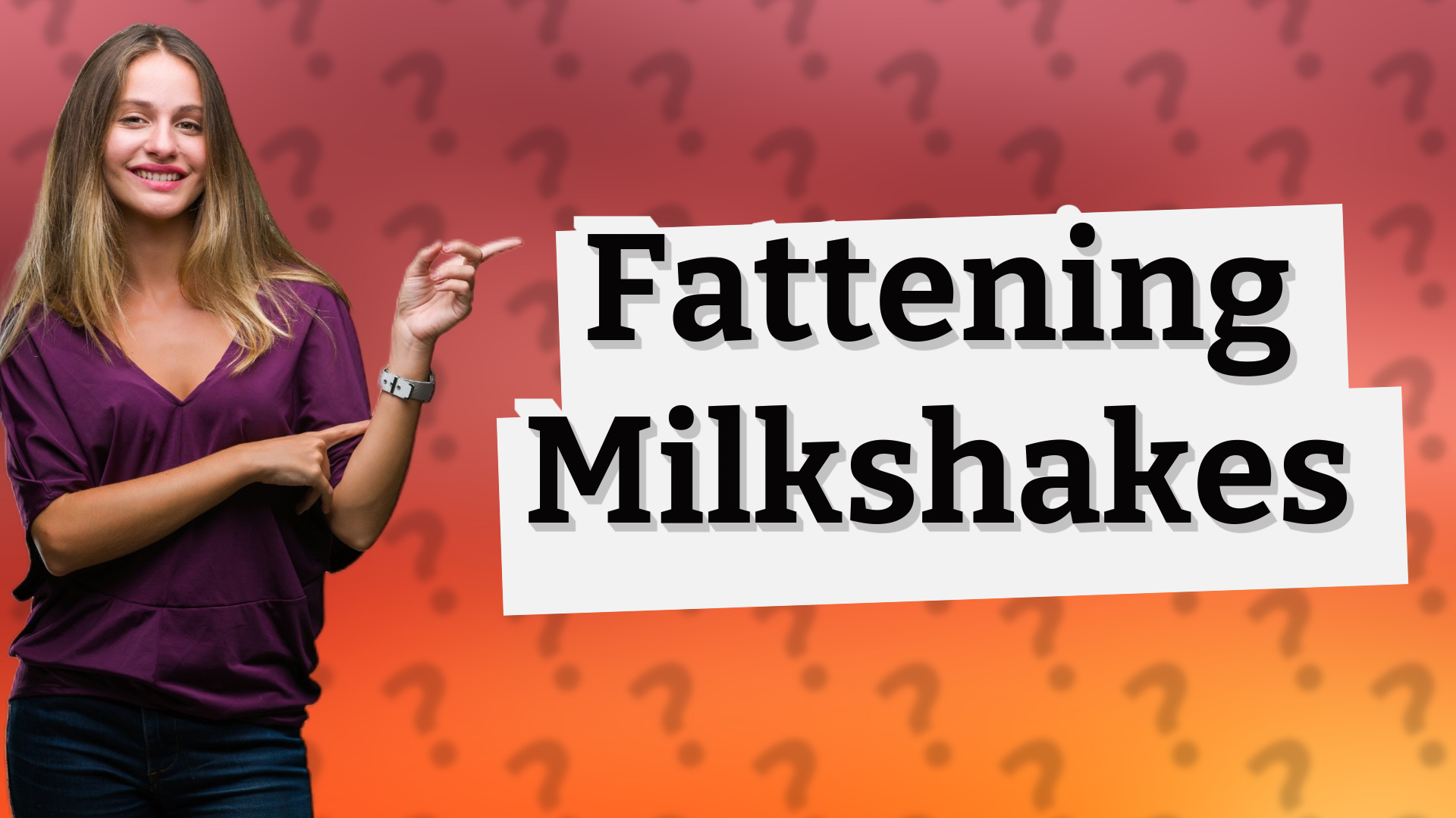 Fattening Milkshakes