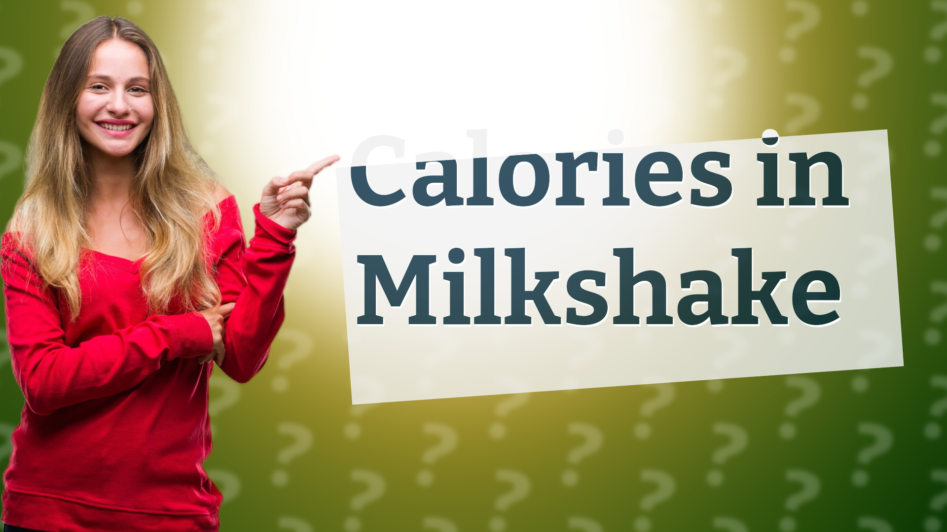 Calories in Milkshake