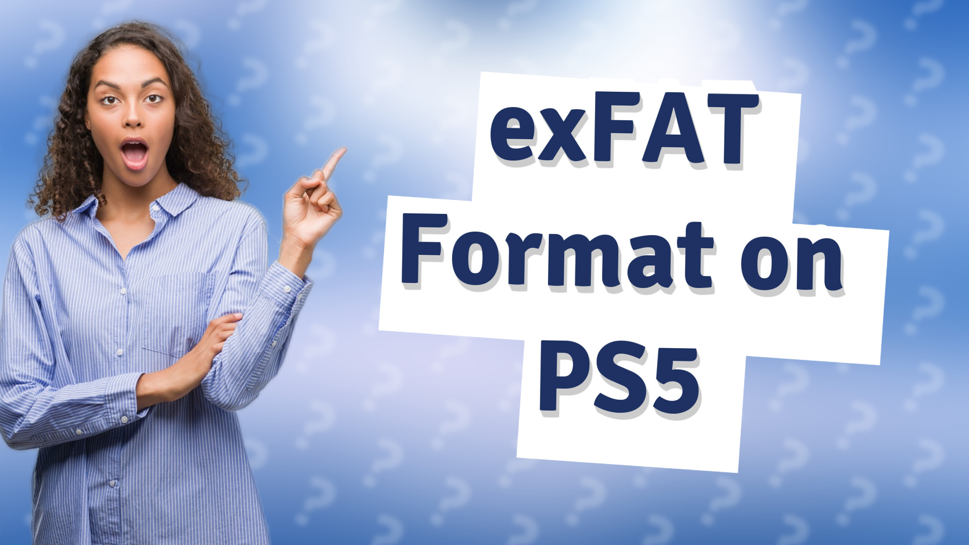 exFAT Format on PS5