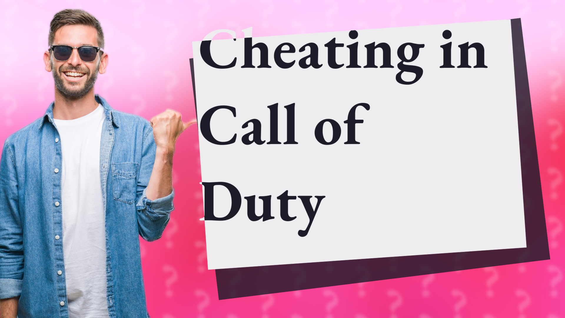Cheating in Call of Duty