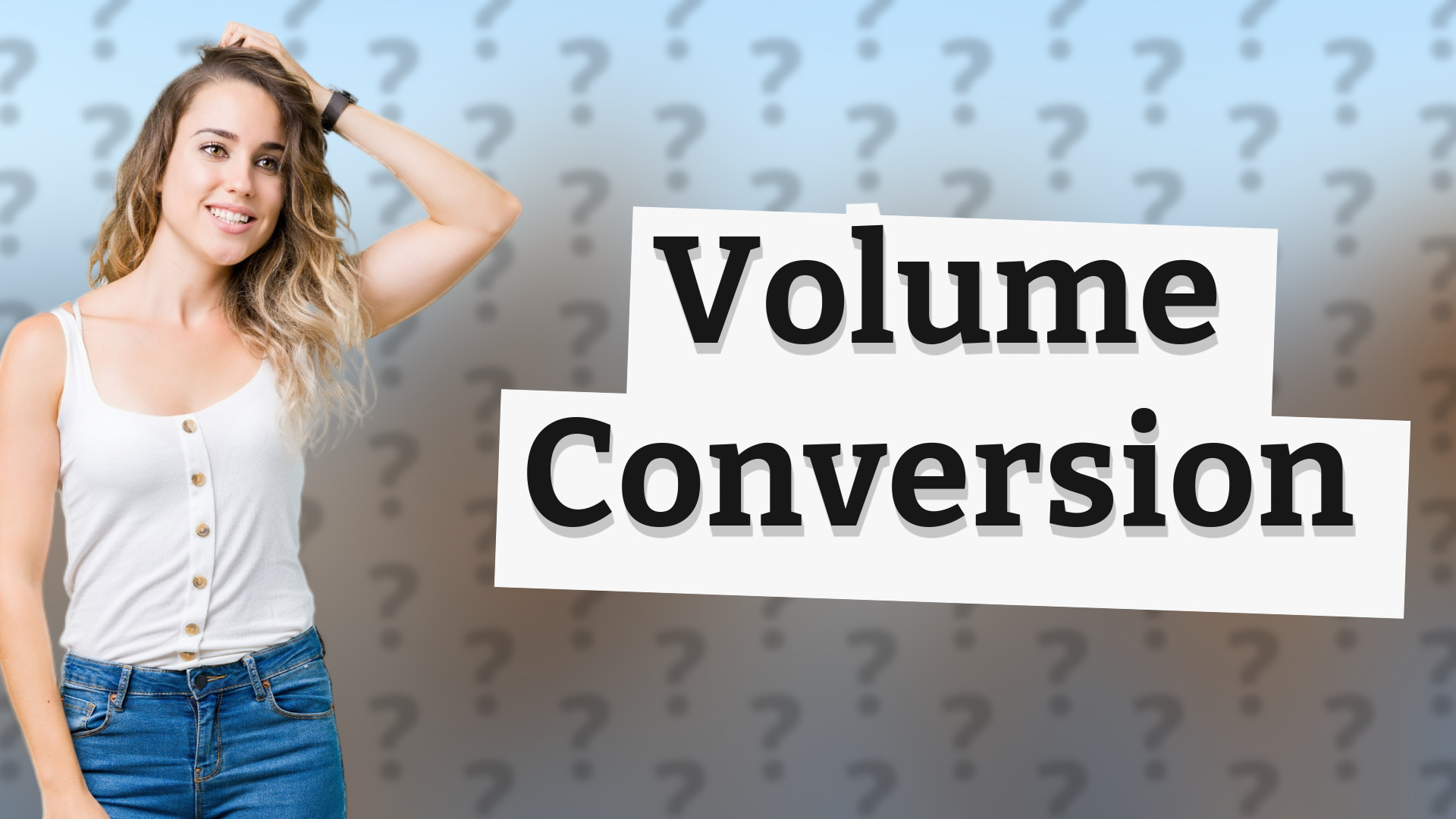 Volume Conversion