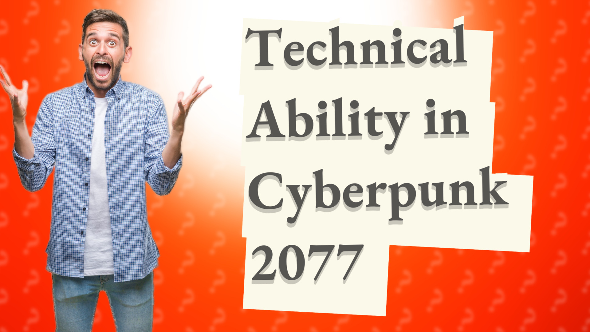 Technical Ability in Cyberpunk 2077