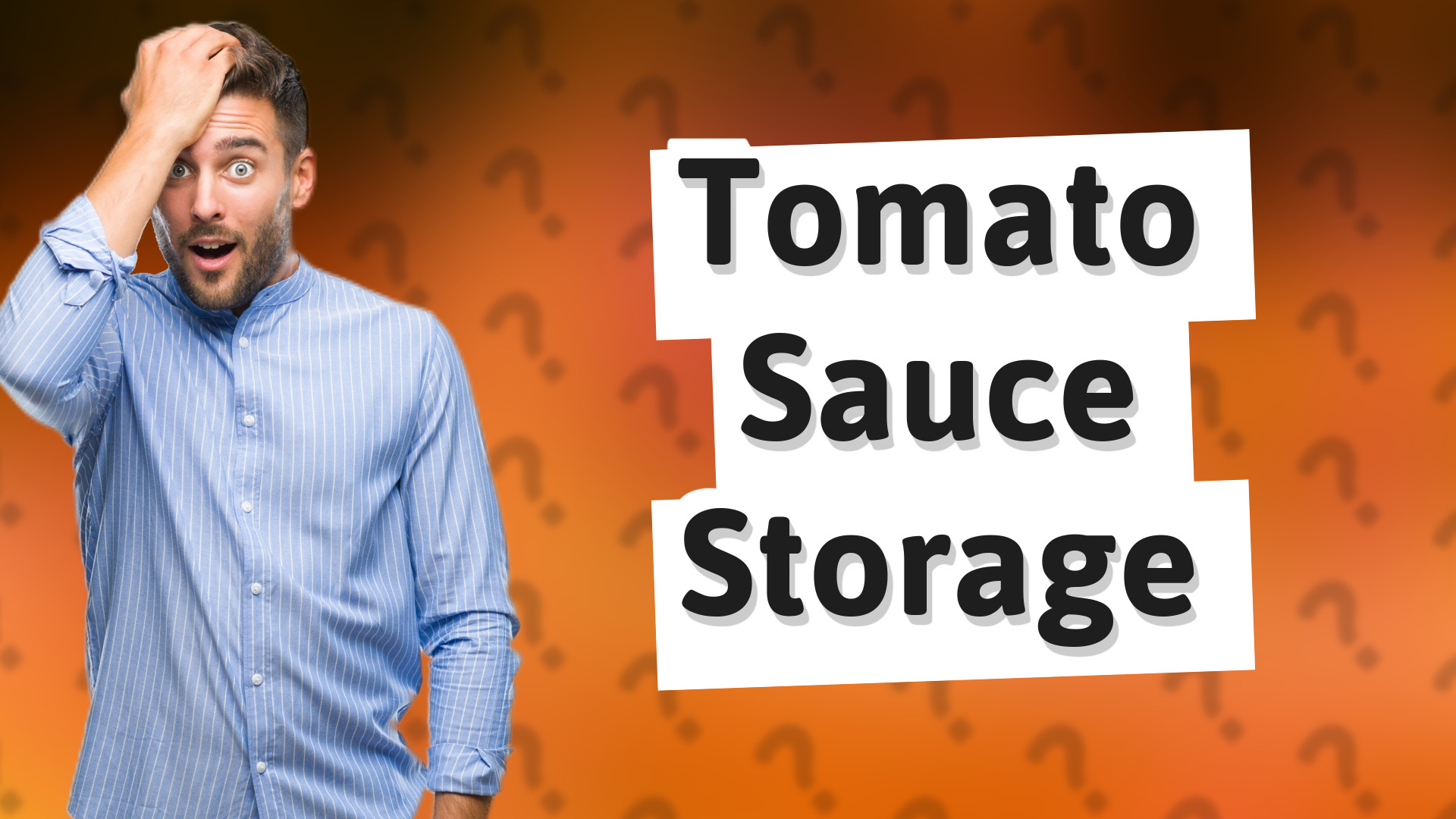 Tomato Sauce Storage