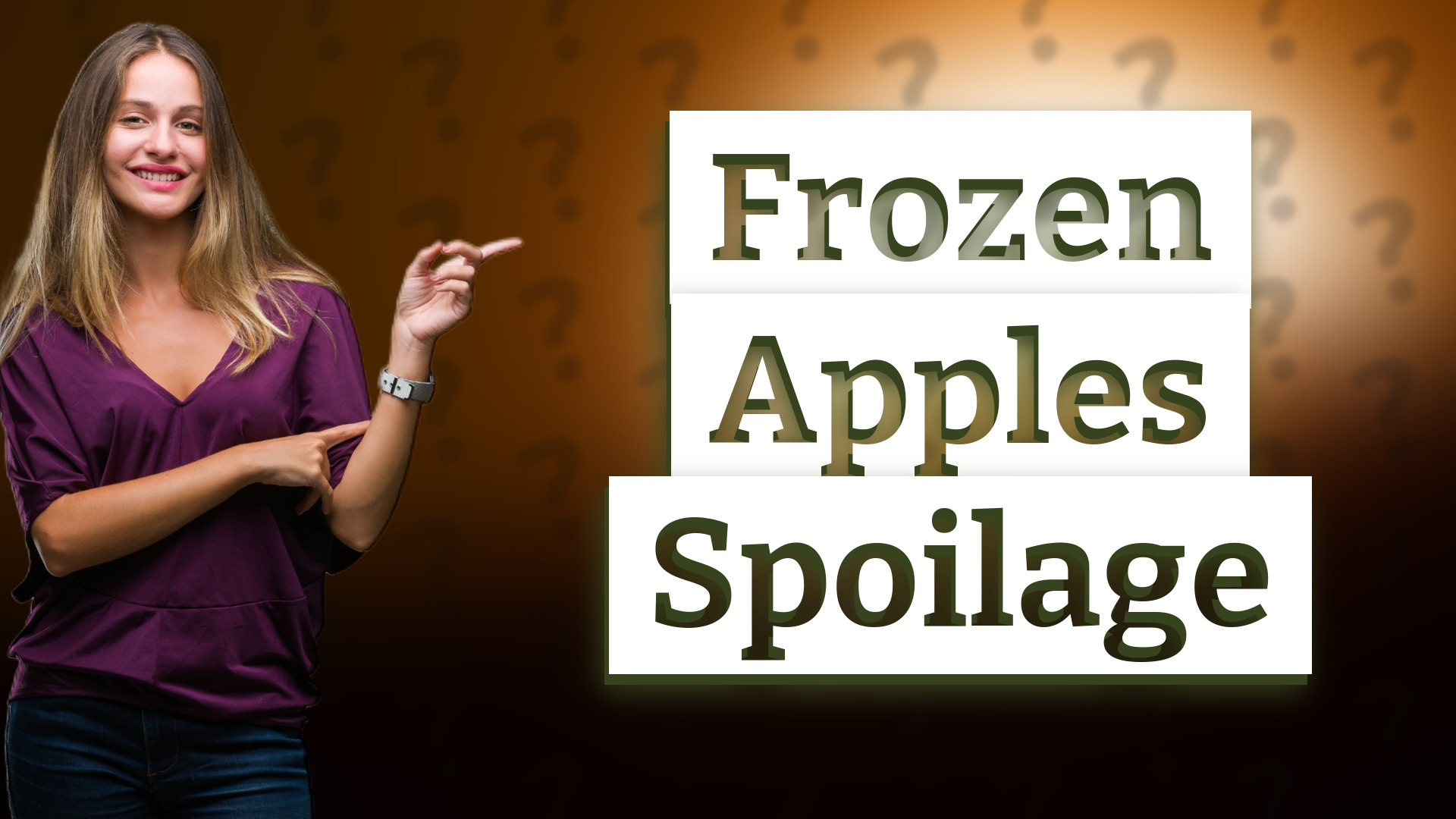 Frozen Apples Spoilage