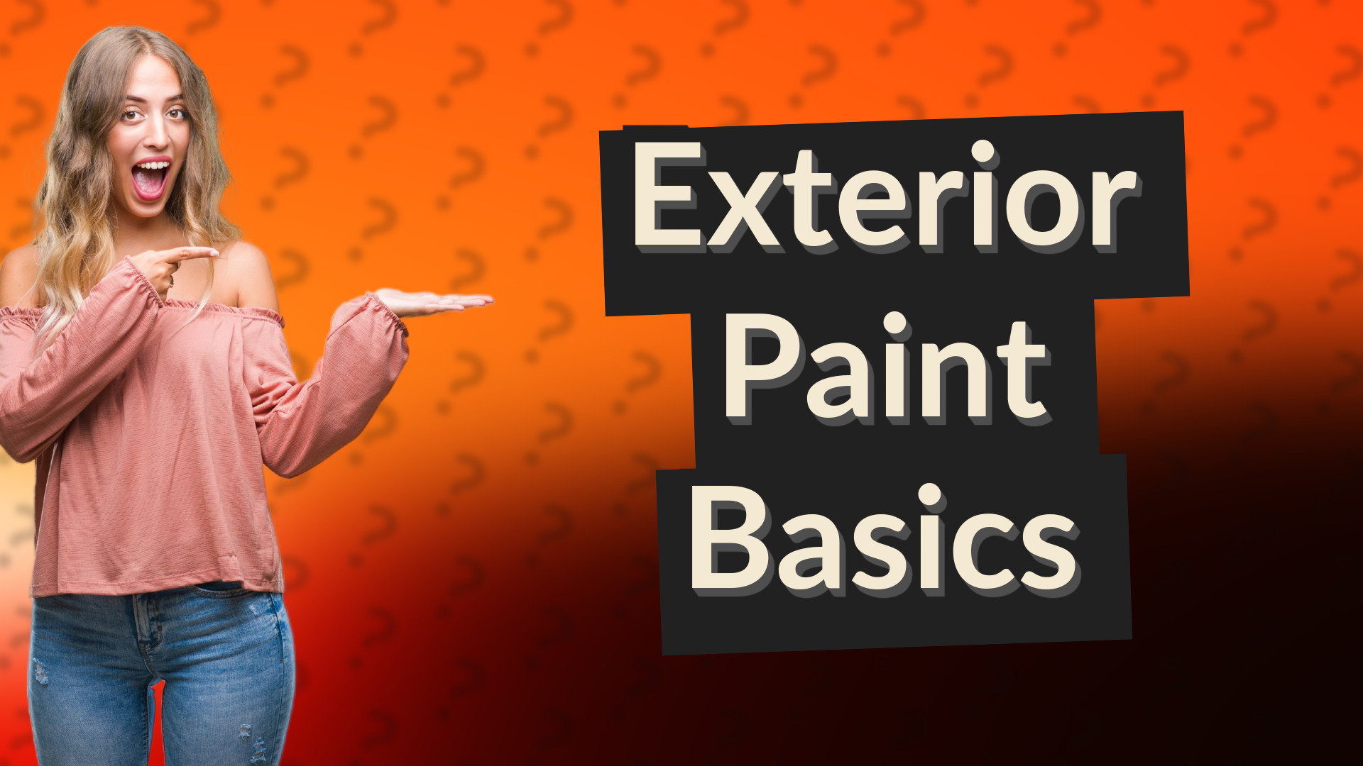 Exterior Paint Basics