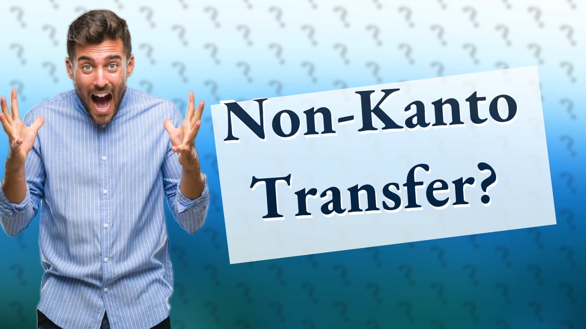 Non-Kanto Transfer?