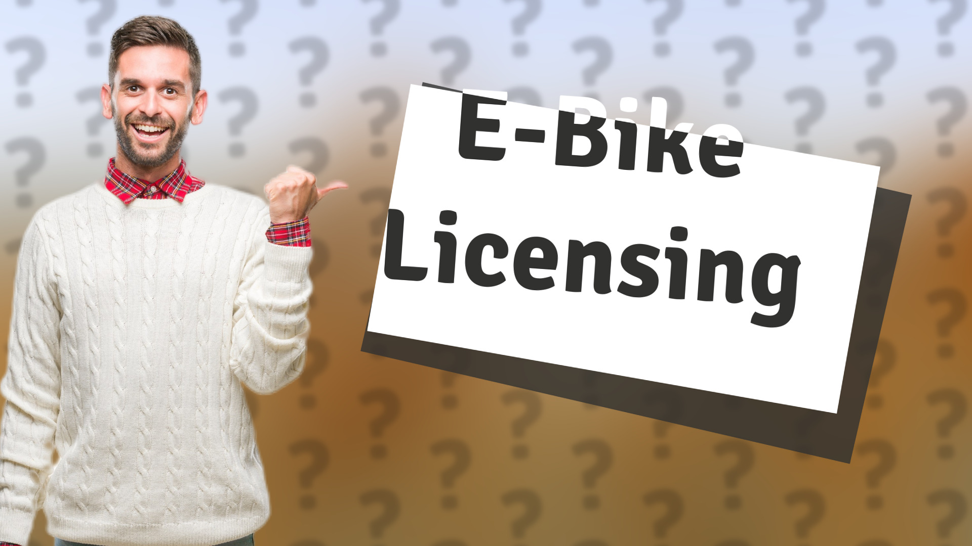 E-Bike Licensing