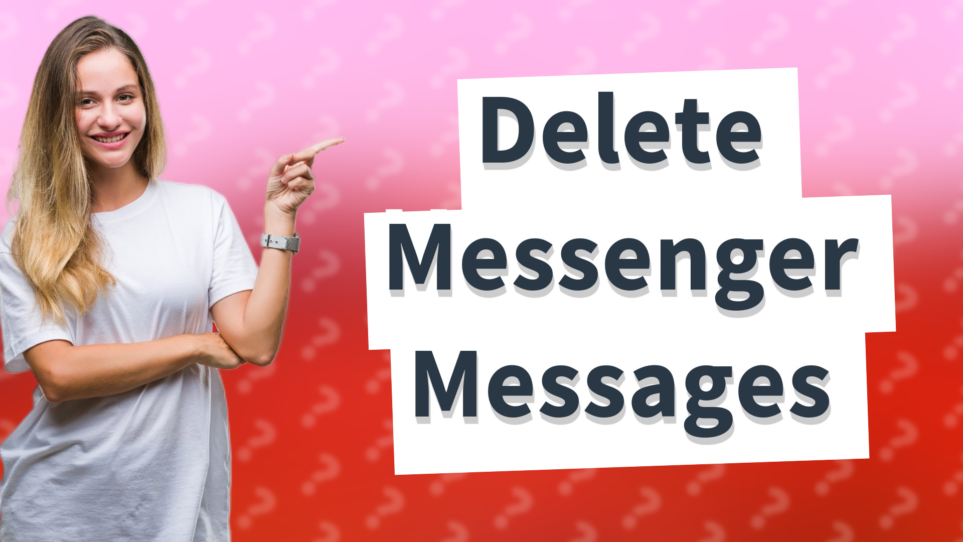 Delete Messenger Messages