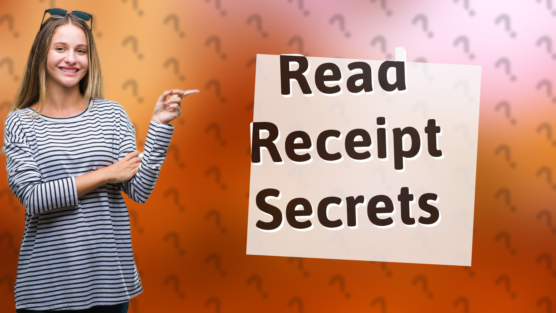 Read Receipt Secrets