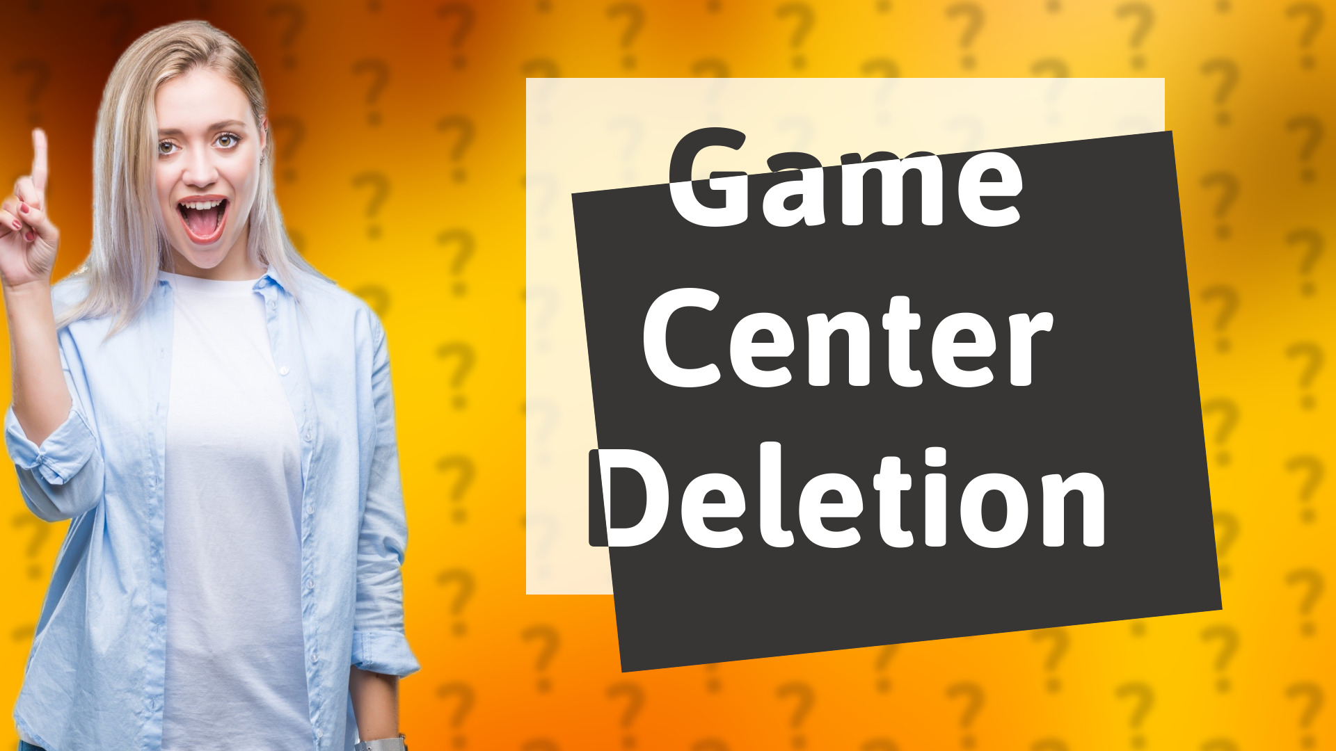 Game Center Deletion