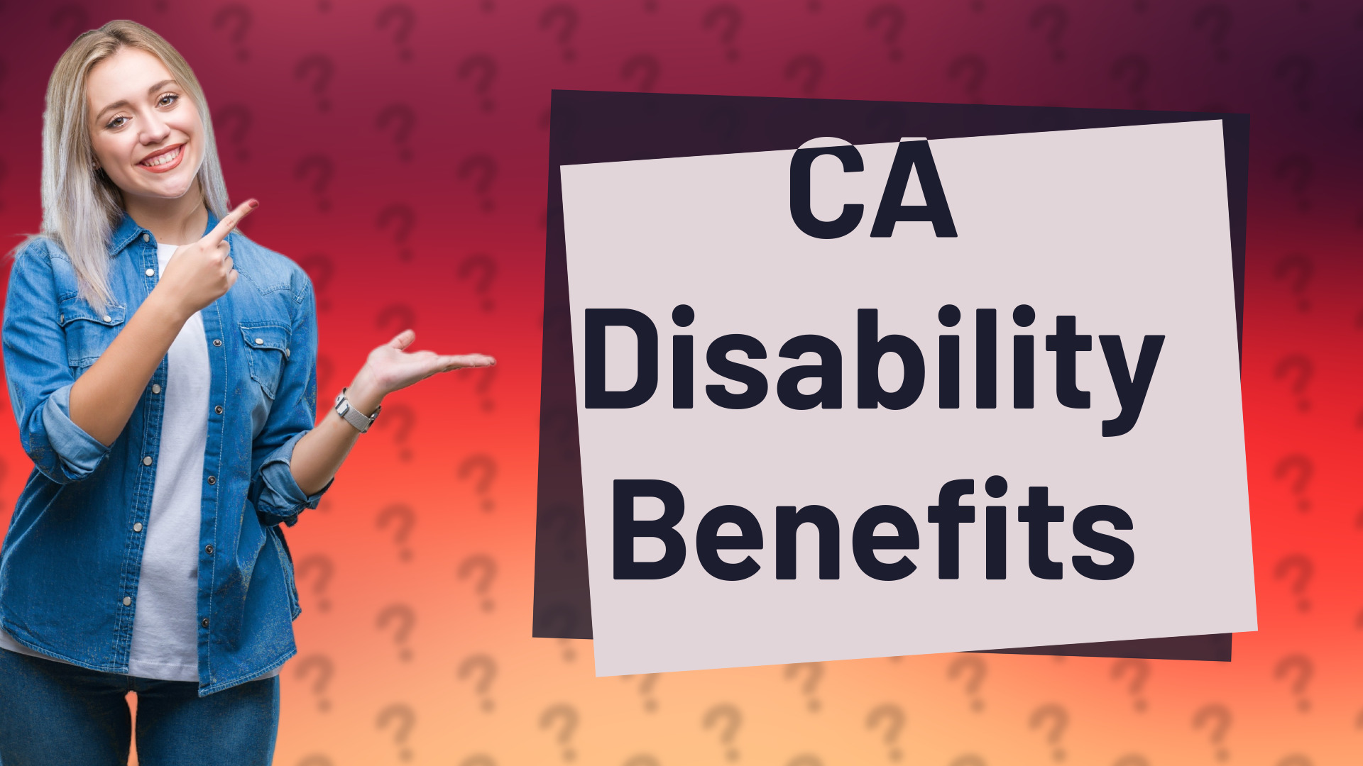CA Disability Benefits