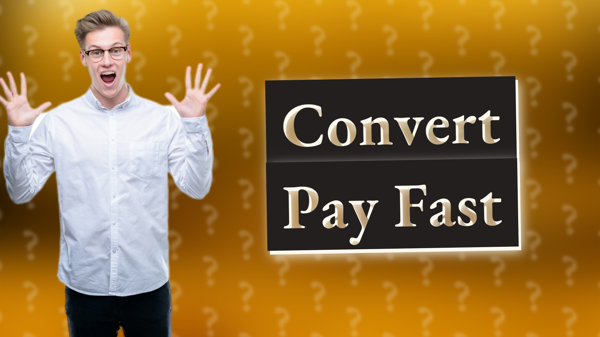 Convert Pay Fast
