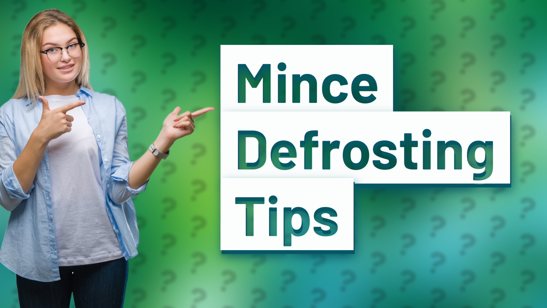 Mince Defrosting Tips