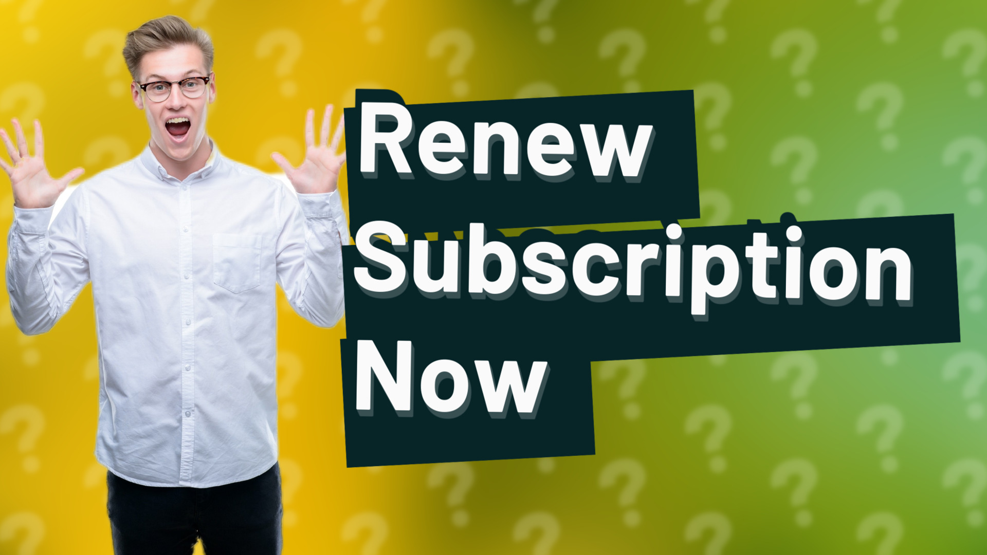 Renew Subscription Now