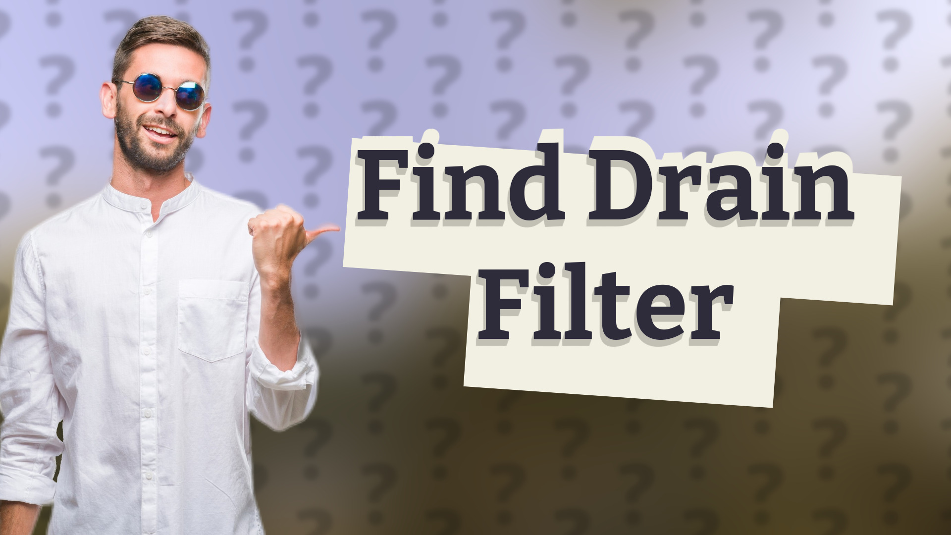 Find Drain Filter