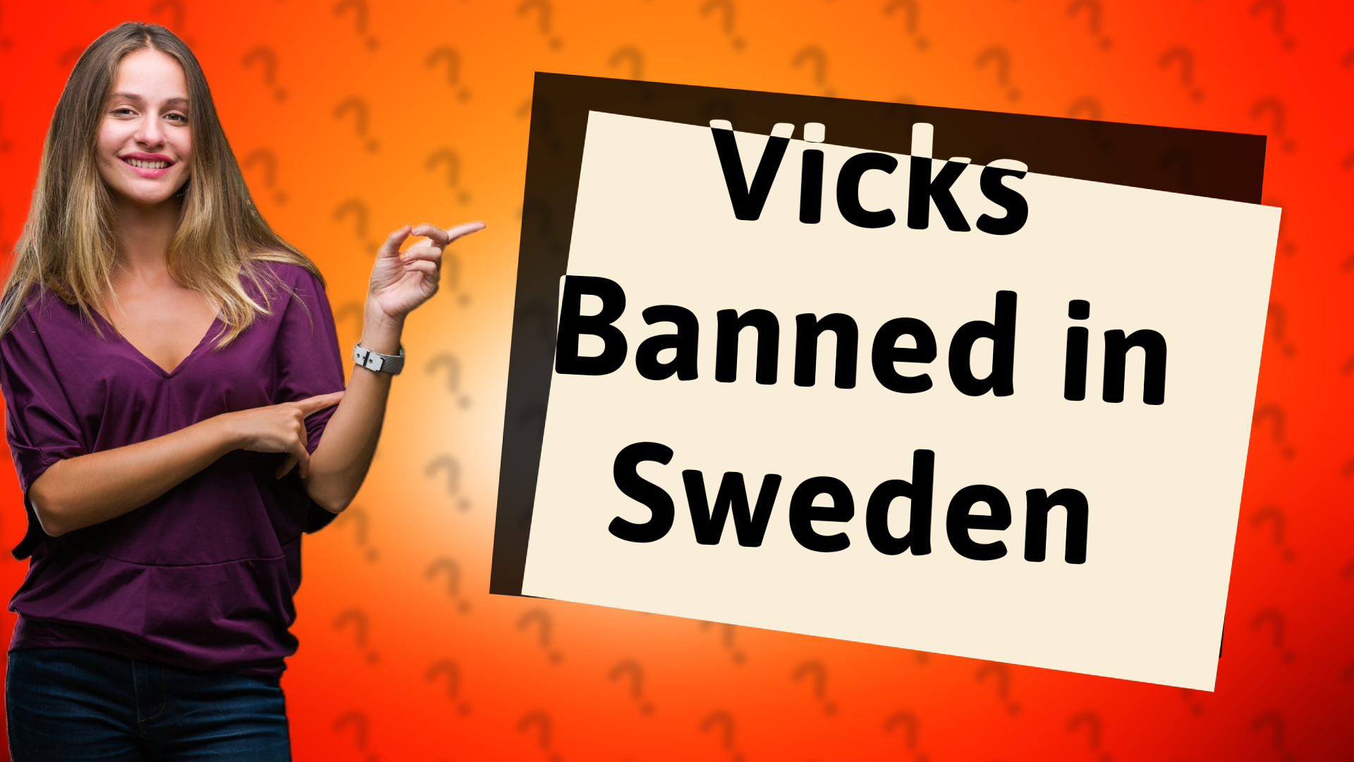 Vicks Banned in Sweden