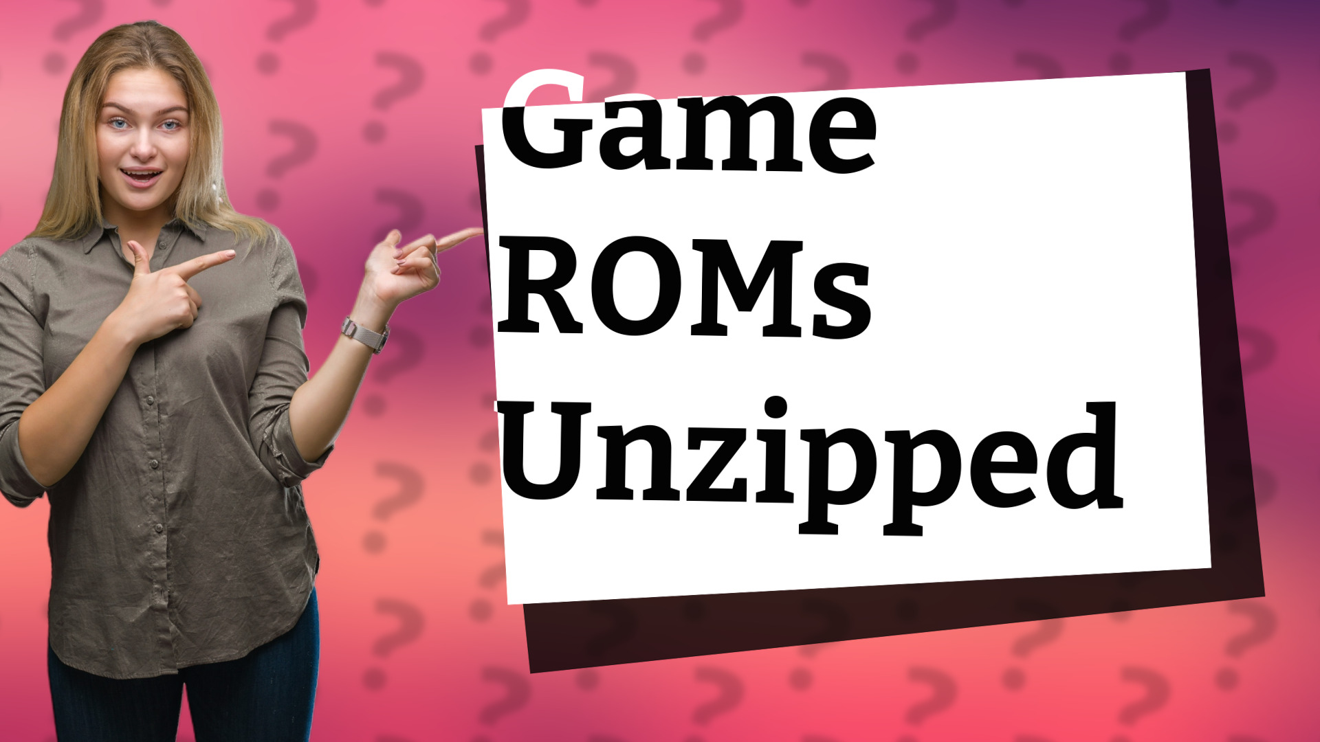 Game ROMs Unzipped