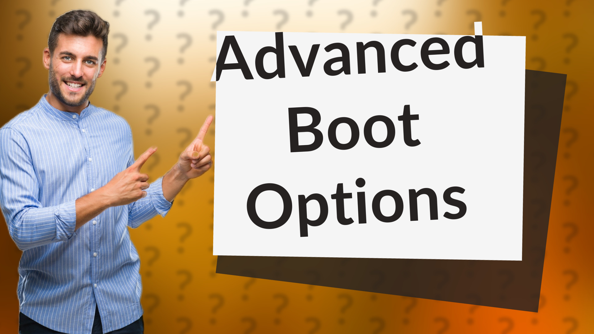 Advanced Boot Options