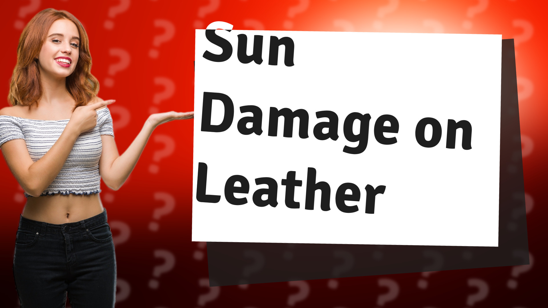 Sun Damage on Leather