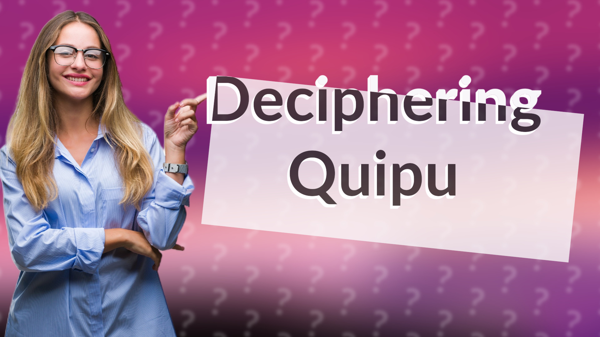 Deciphering Quipu