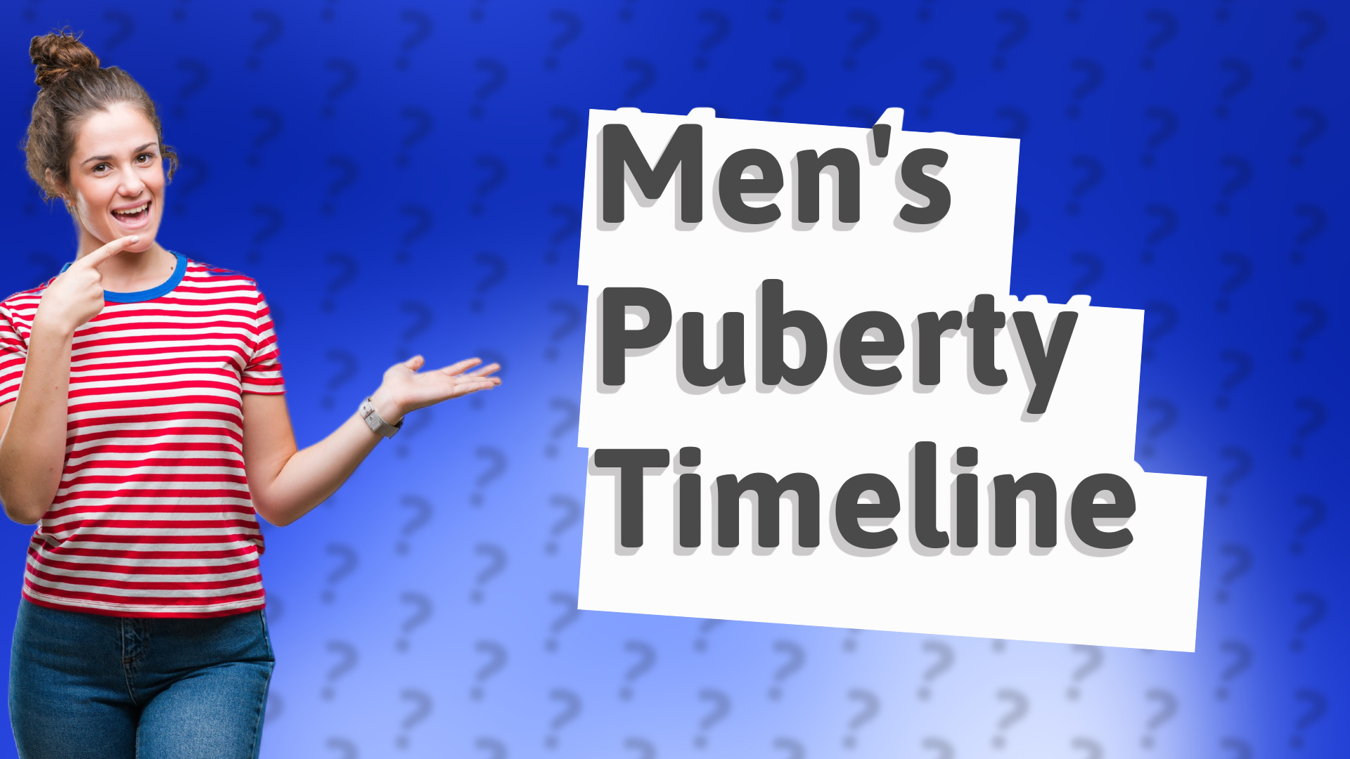 Men's Puberty Timeline