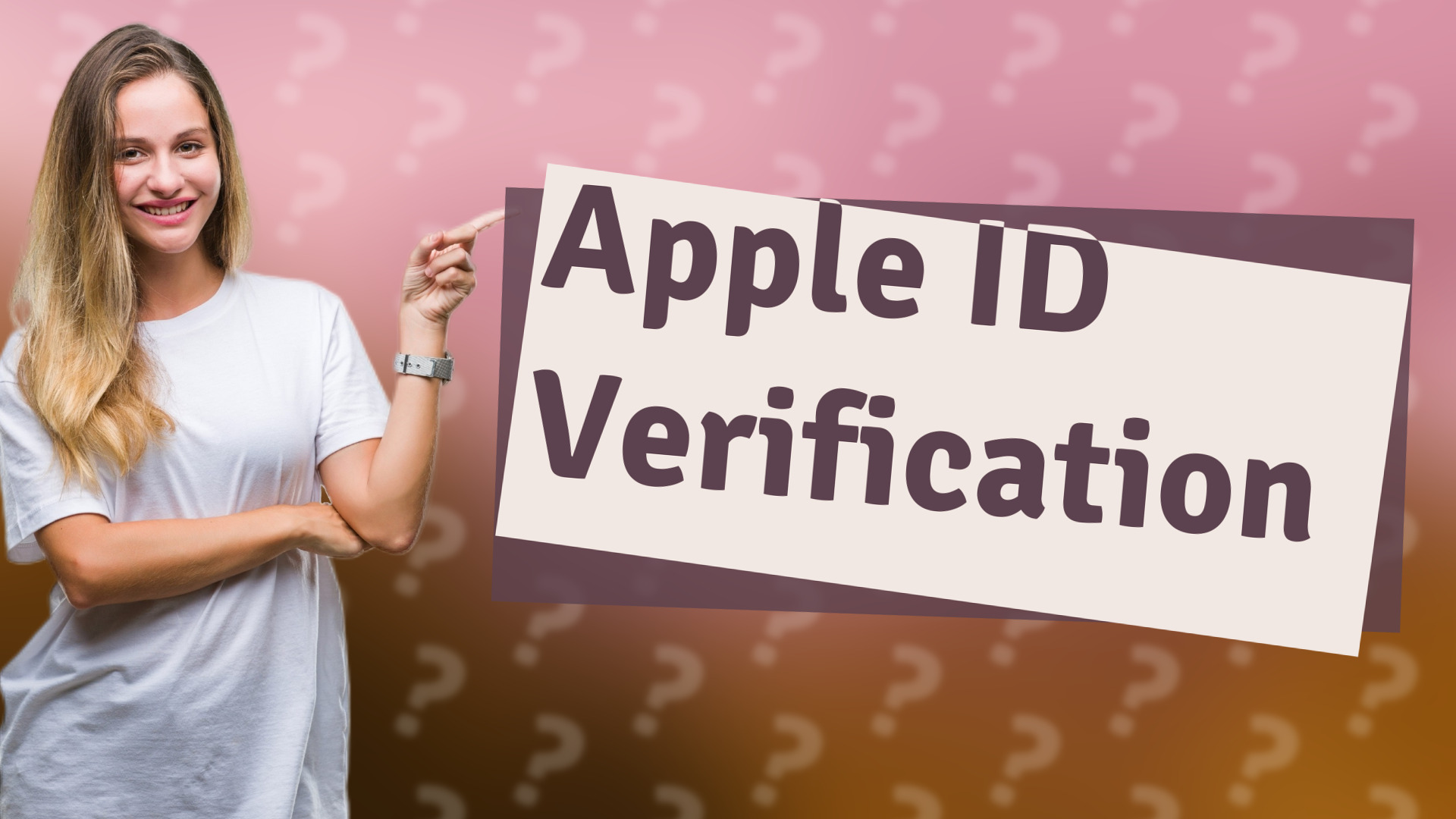 Apple ID Verification