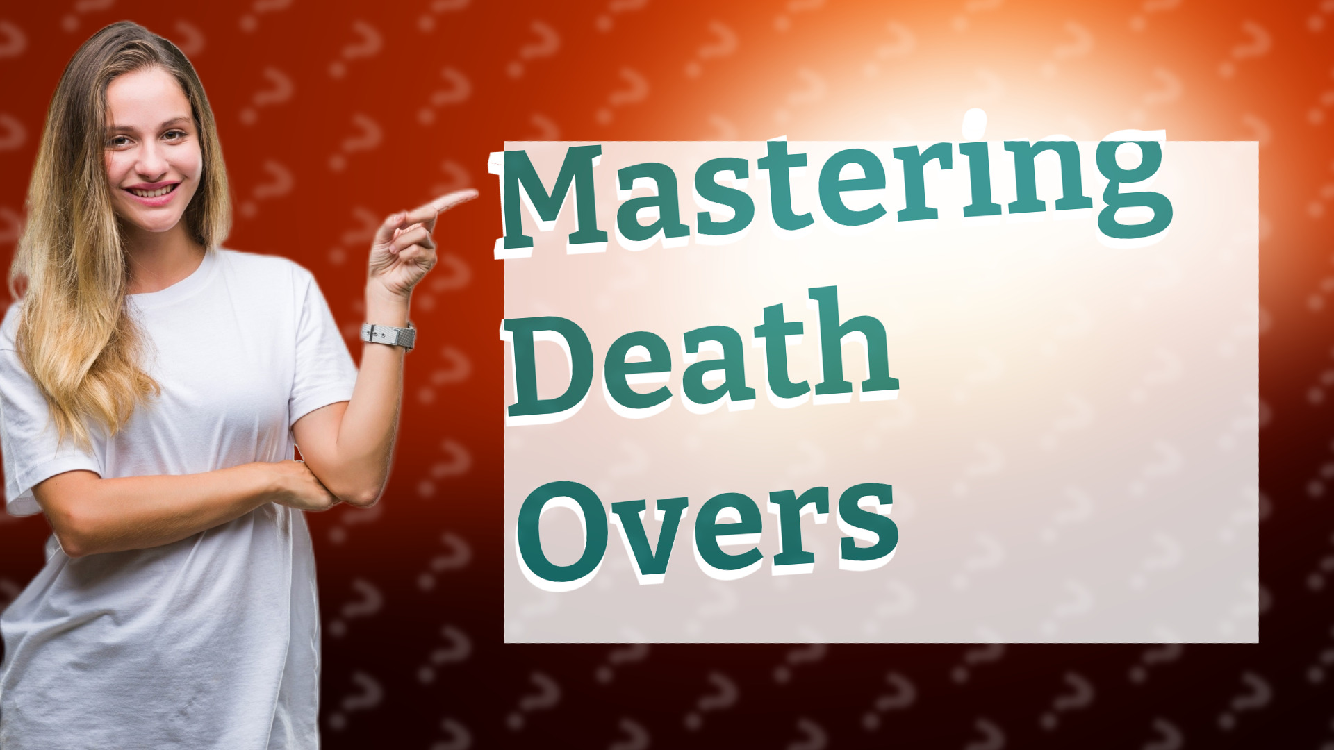 Mastering Death Overs