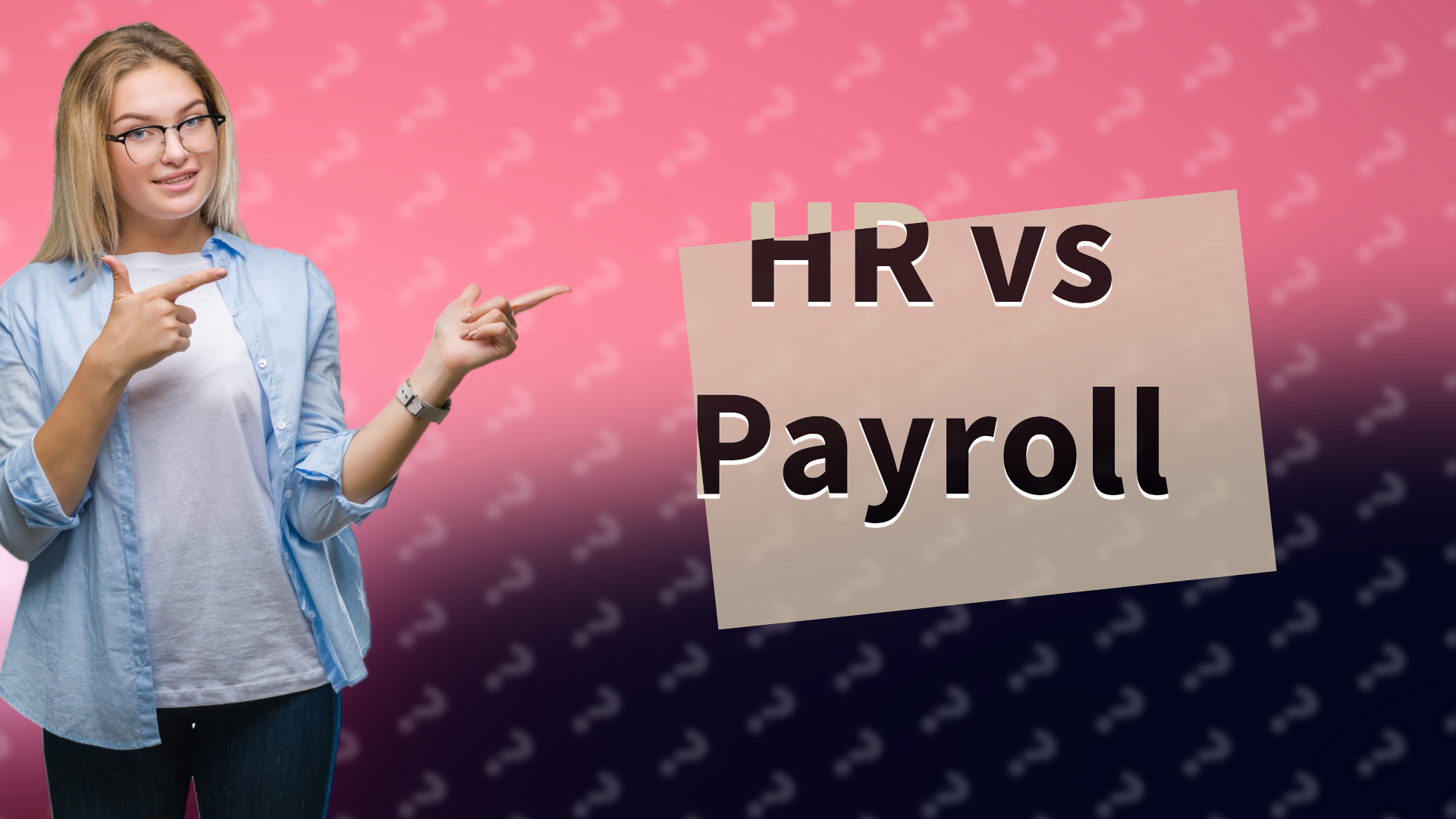 HR vs Payroll