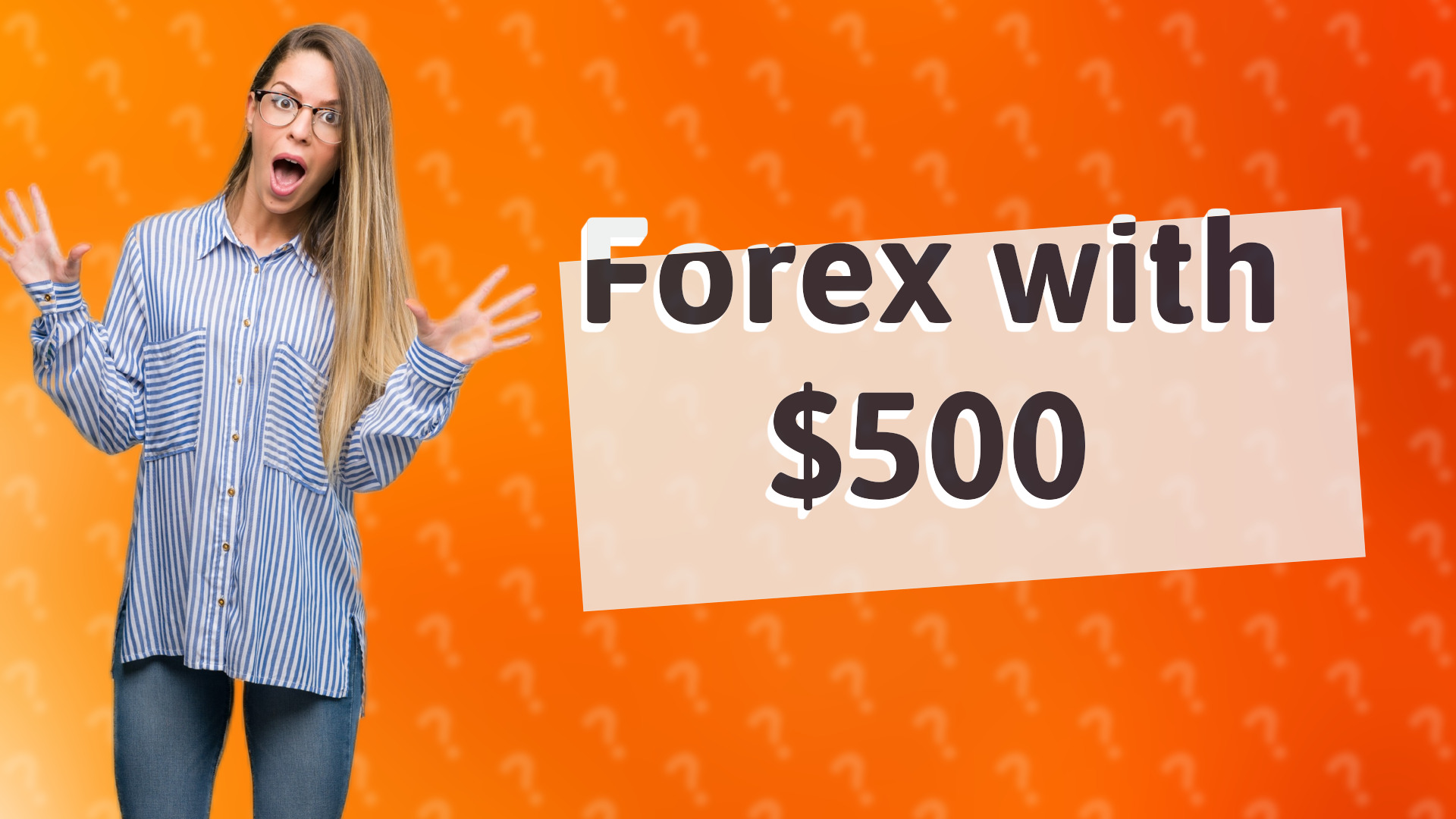 Forex with $500
