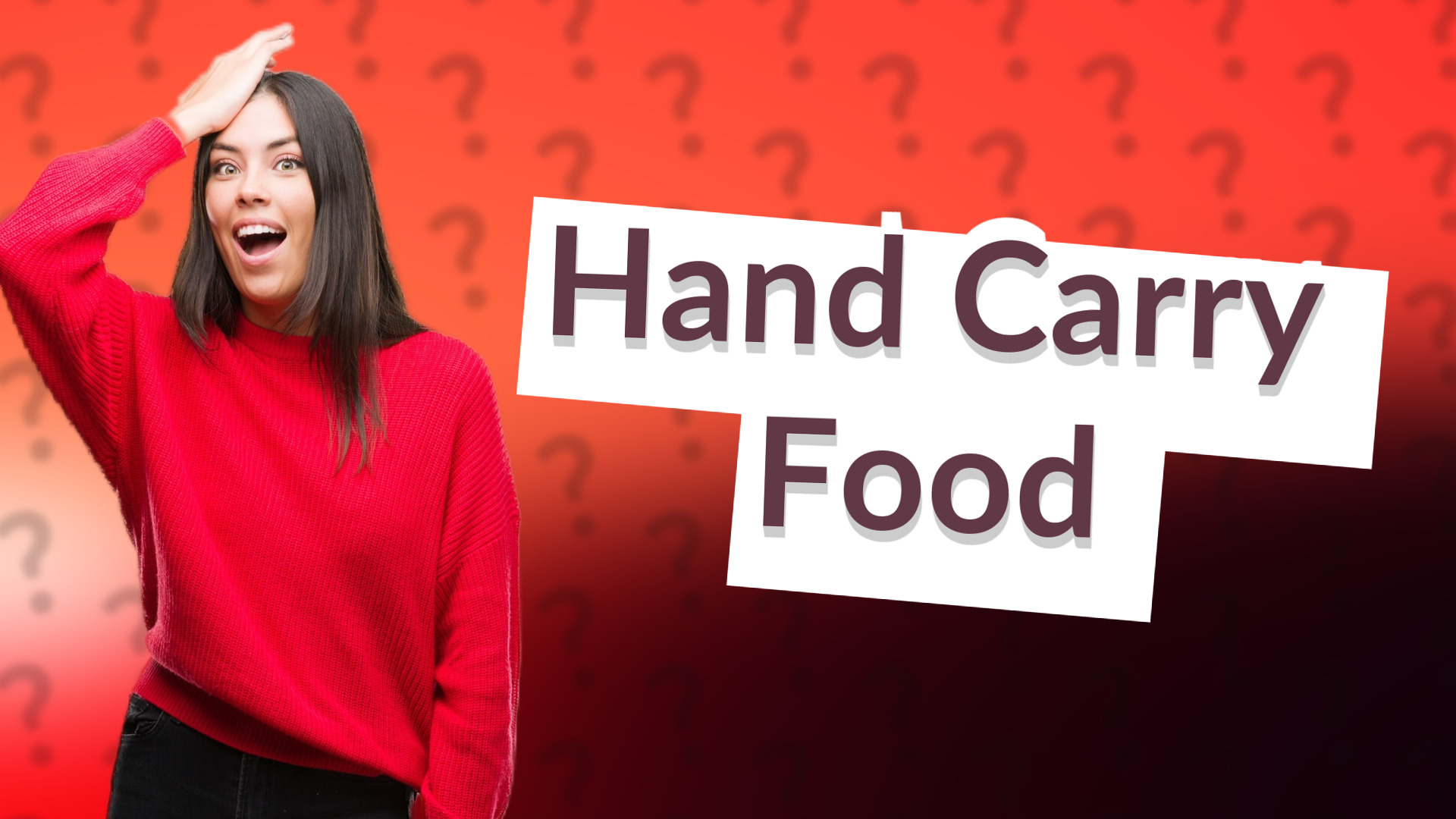 Hand Carry Food