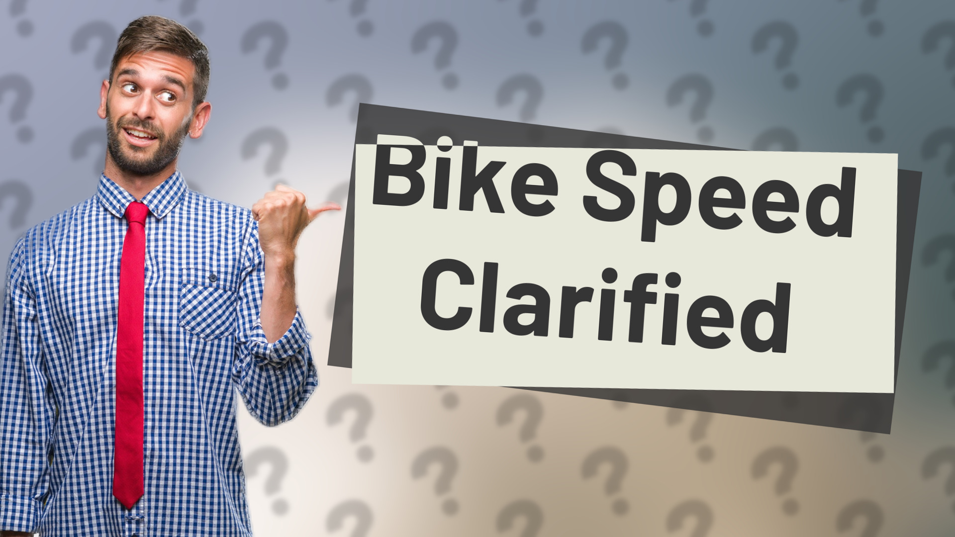 Bike Speed Clarified