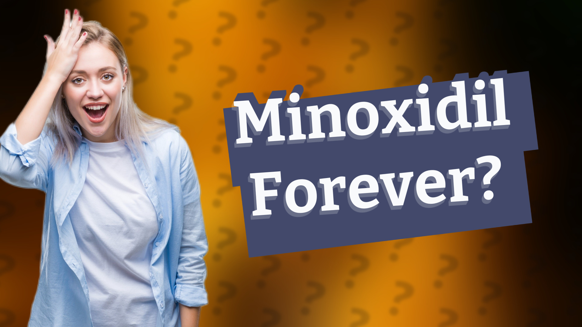 Minoxidil Forever?