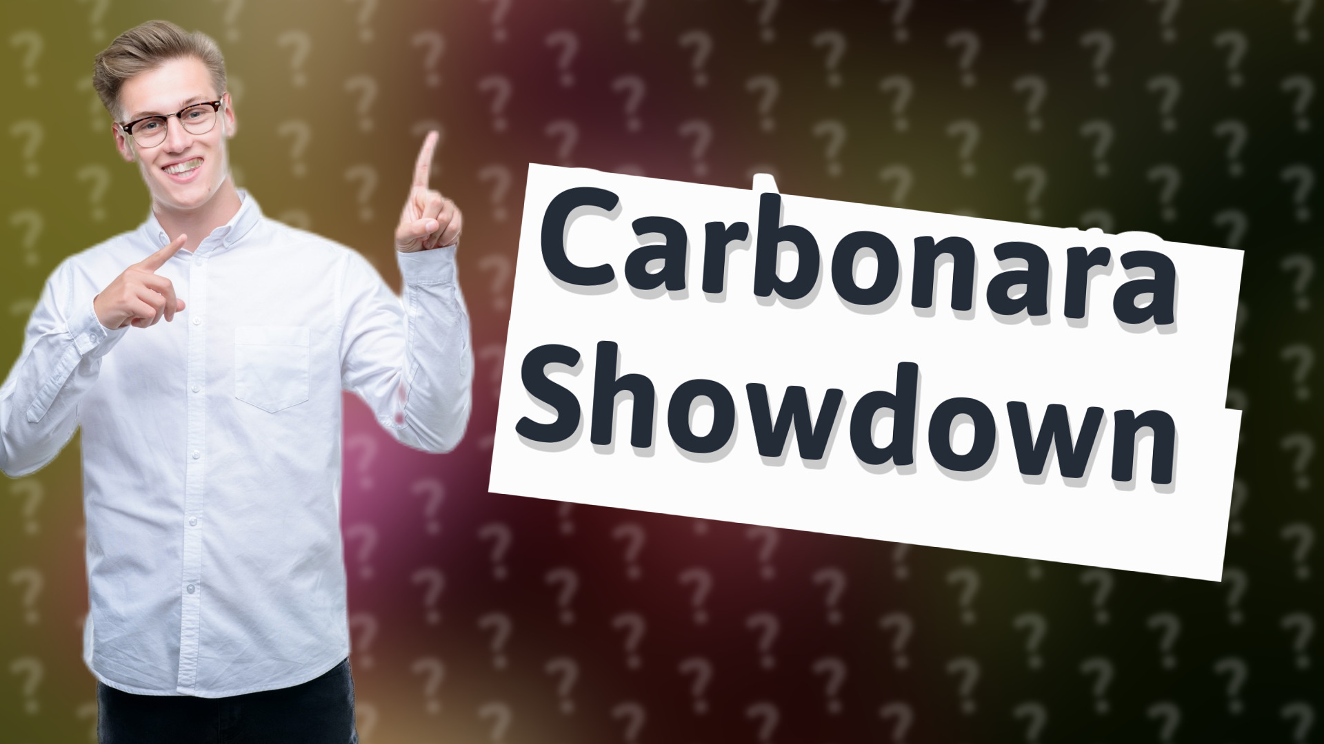 Carbonara Showdown