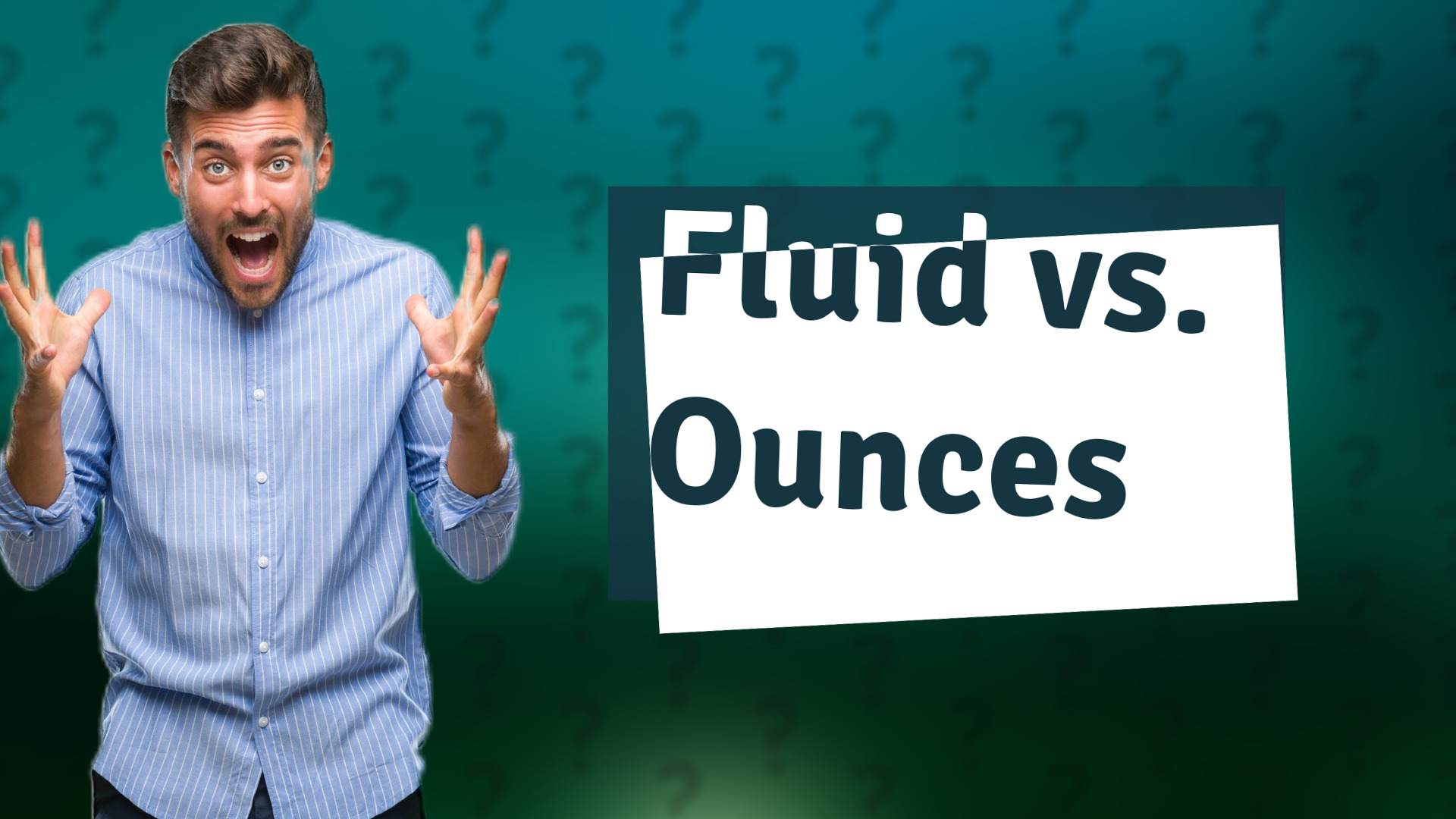 Fluid vs. Ounces