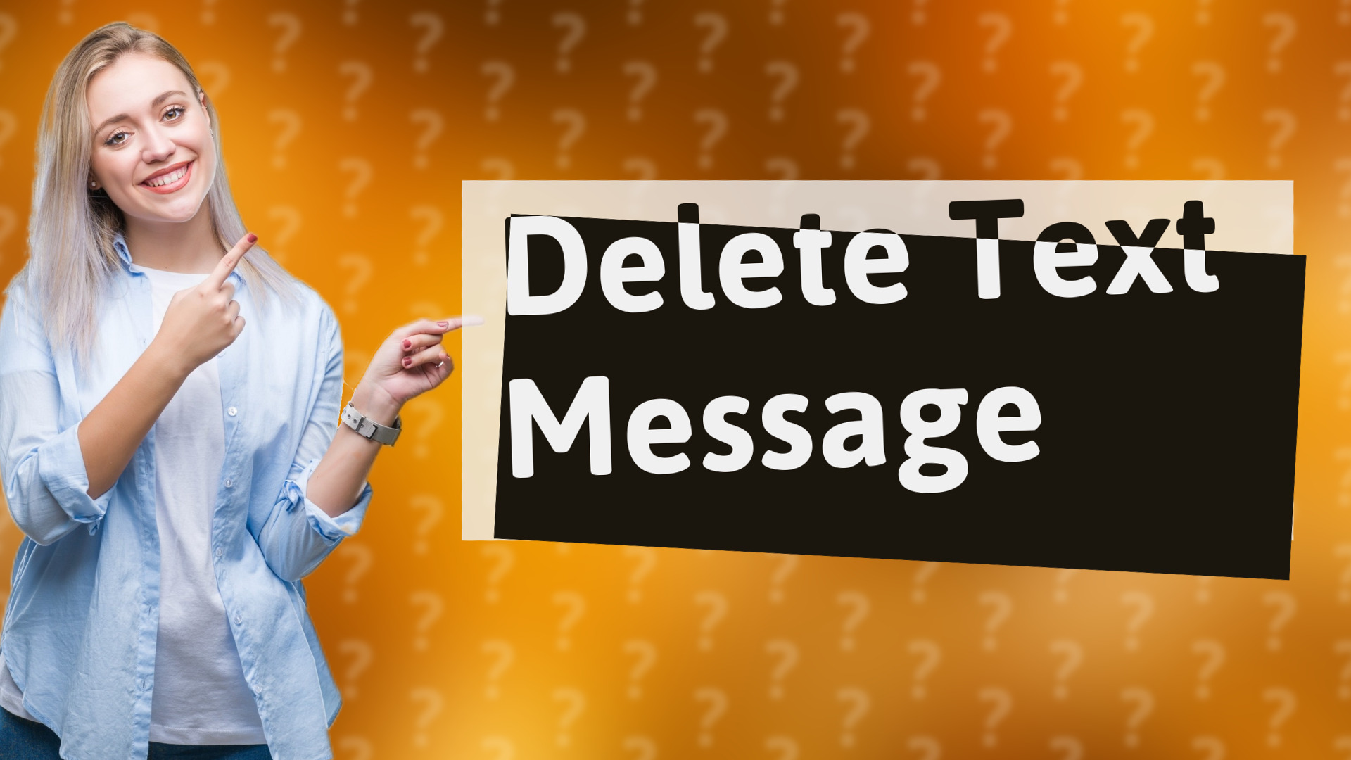 Delete Text Message