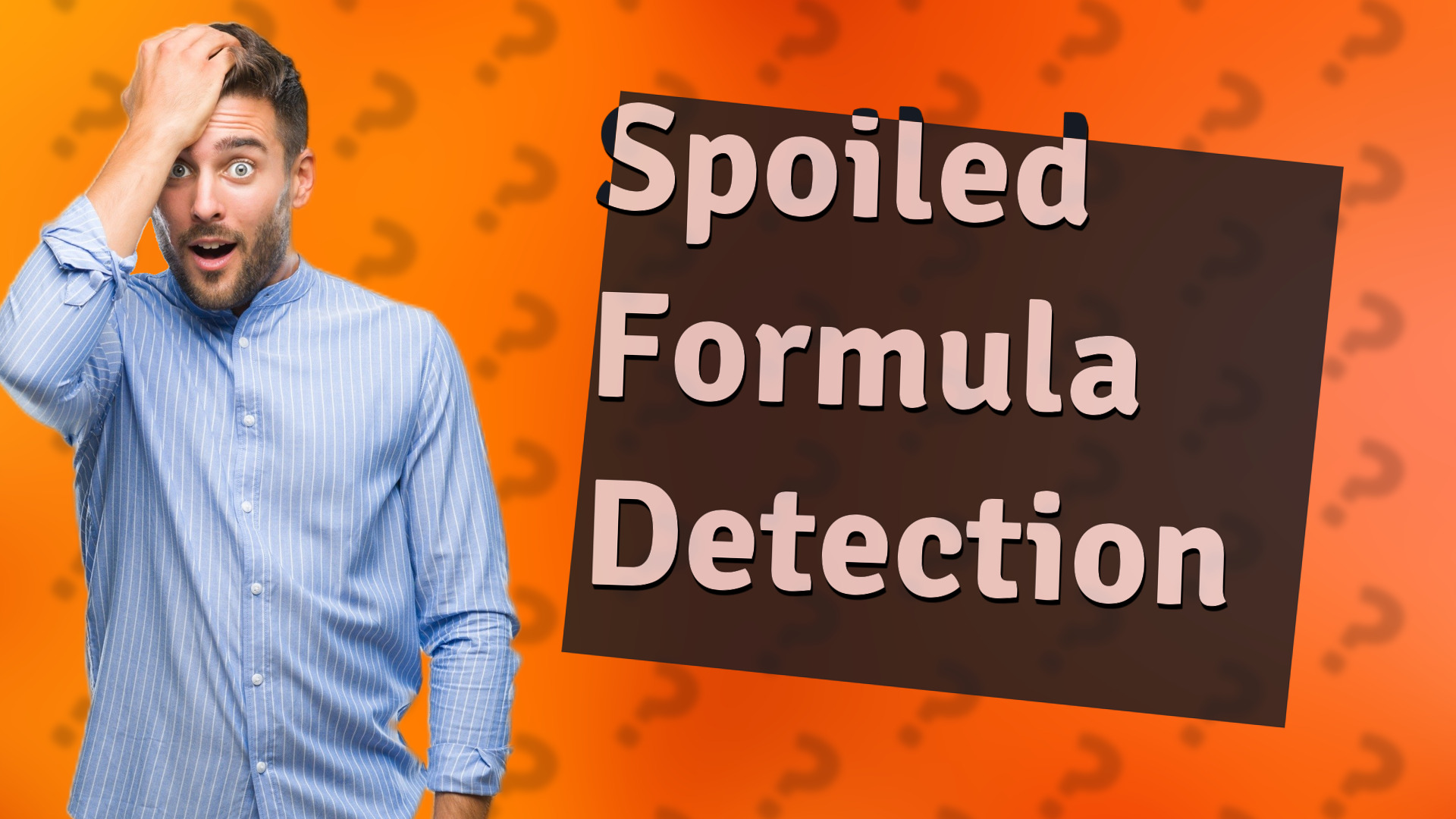 Spoiled Formula Detection