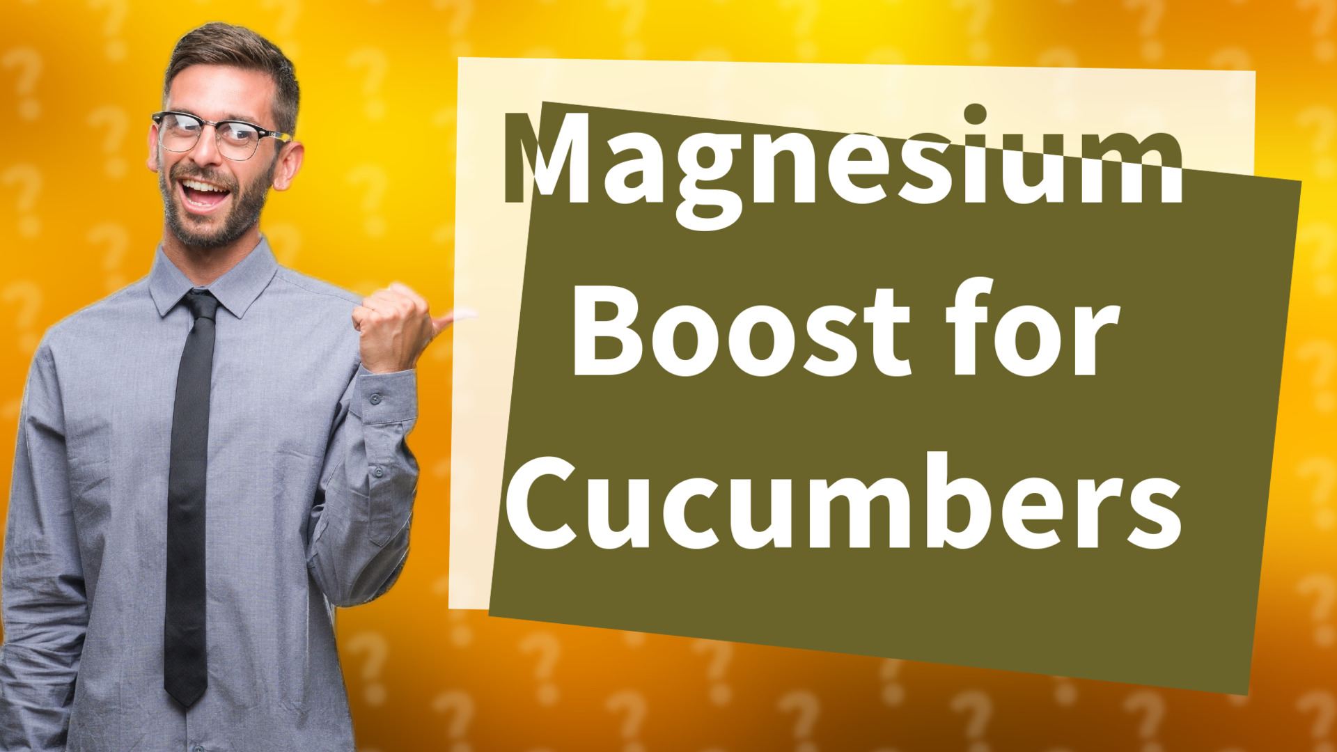 Magnesium Boost for Cucumbers