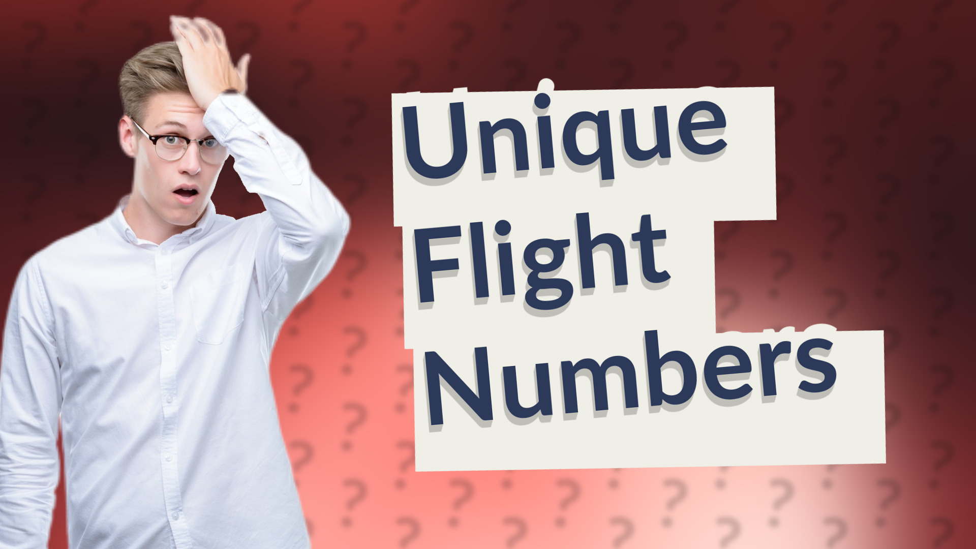 Unique Flight Numbers