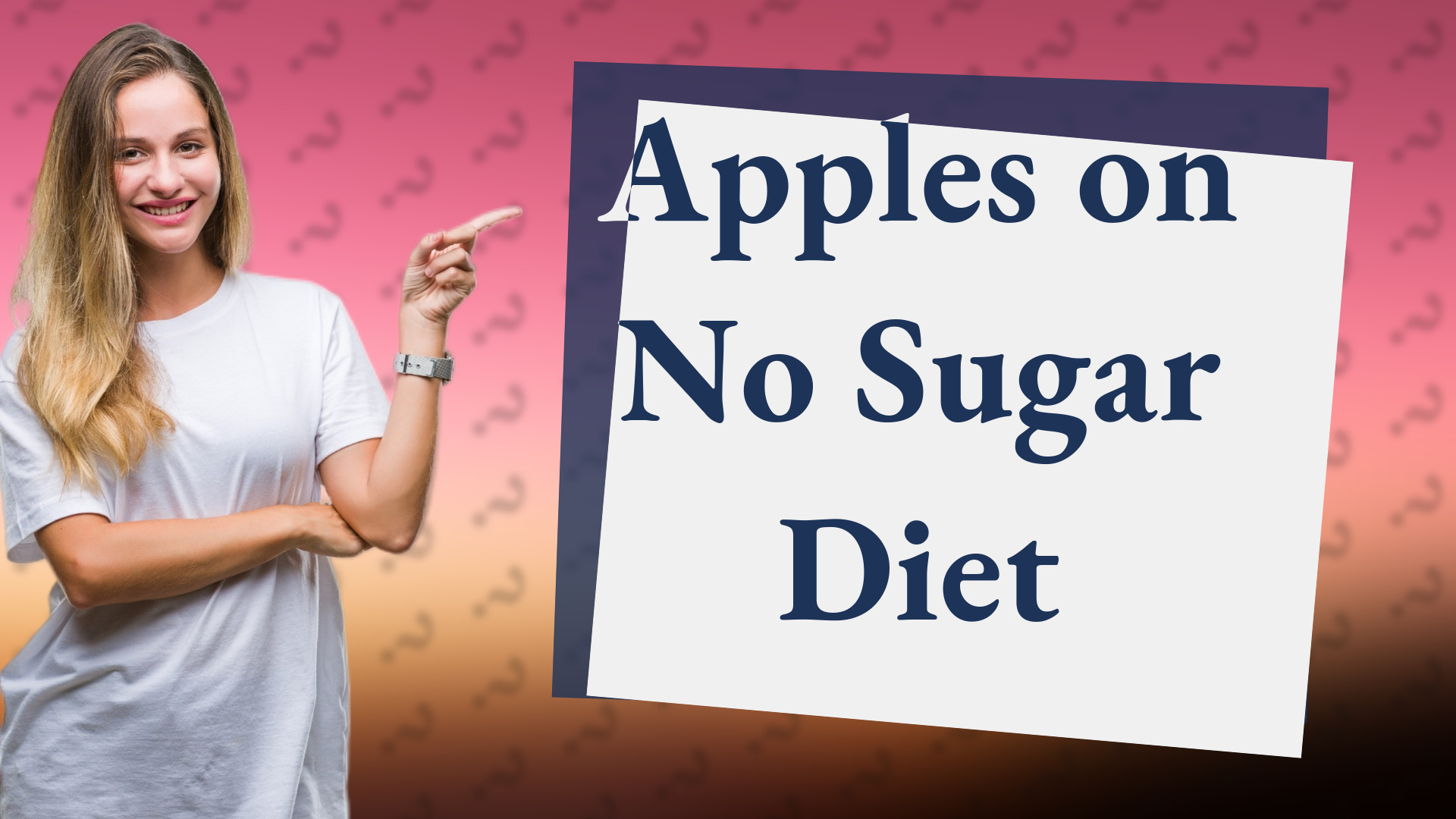 Apples on No Sugar Diet